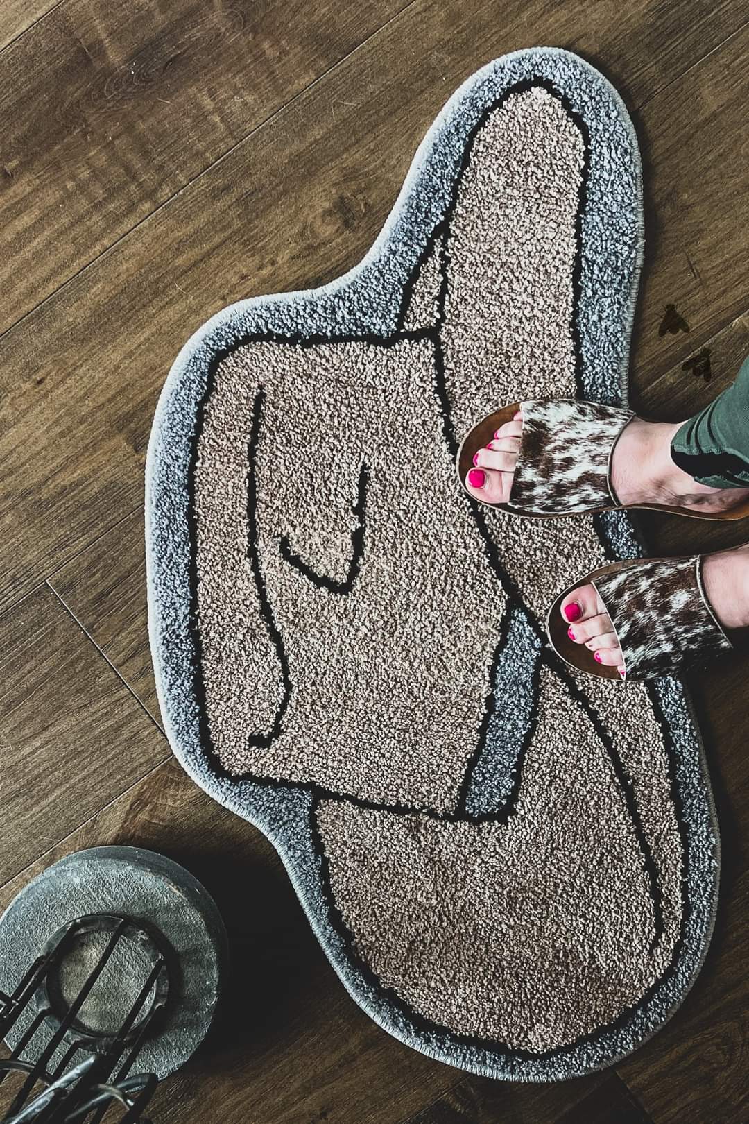 Cowboy Hat Rodeo Rug