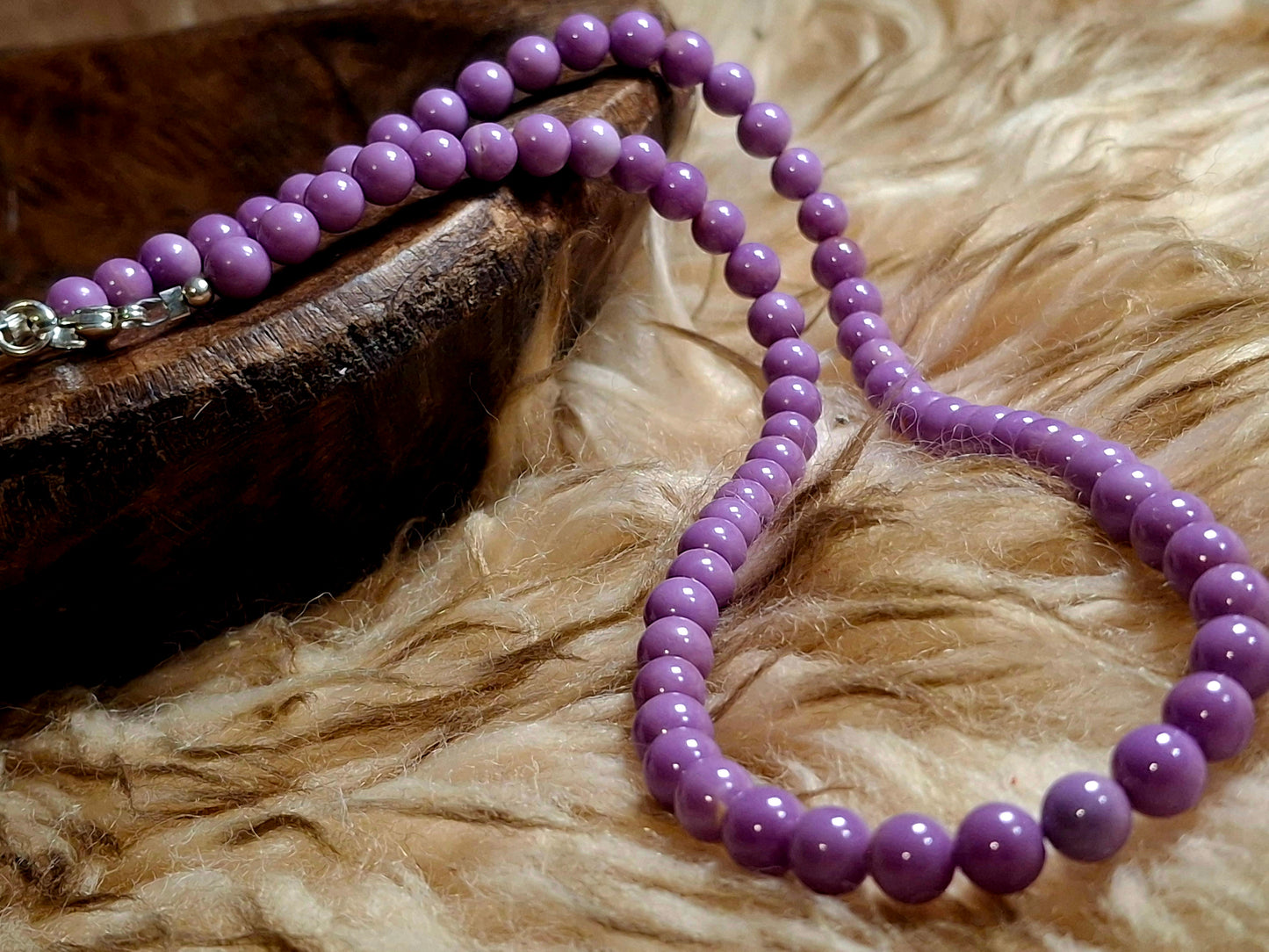 Phosphosiderite Necklace (18")