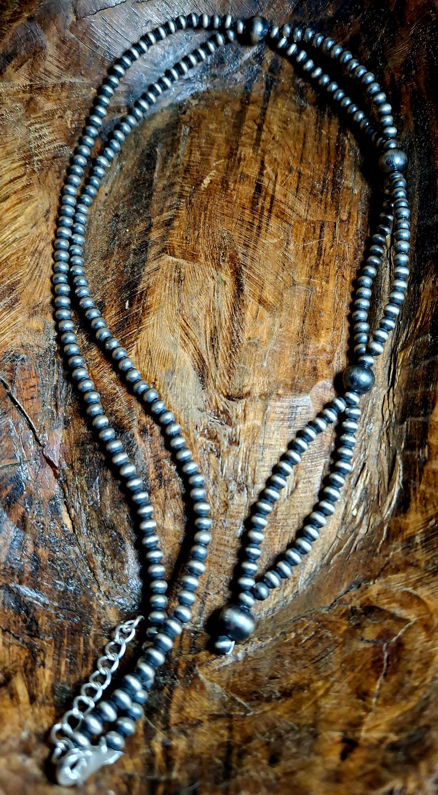 Sterling Silver Pearl Woven Lariat