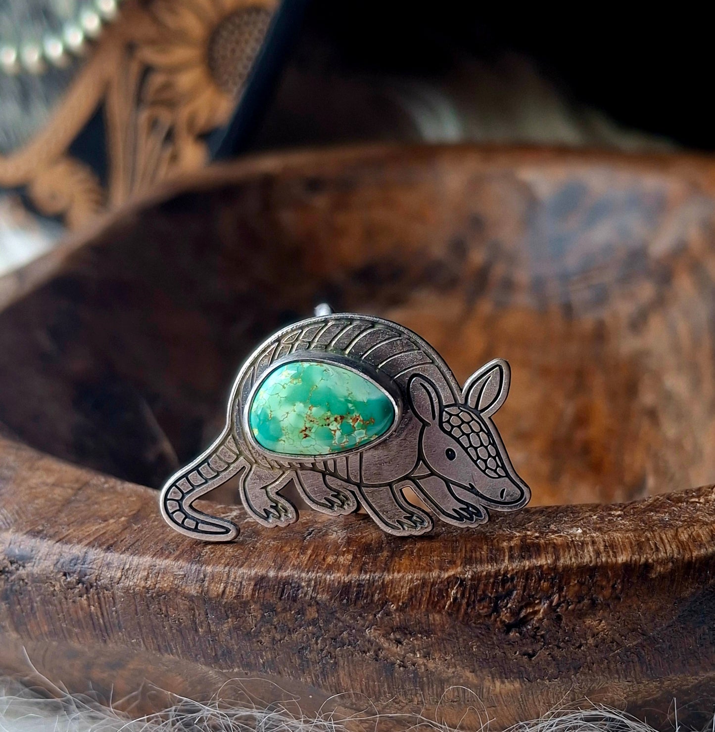 Carrico Lake Adjustable Armadillo Ring
