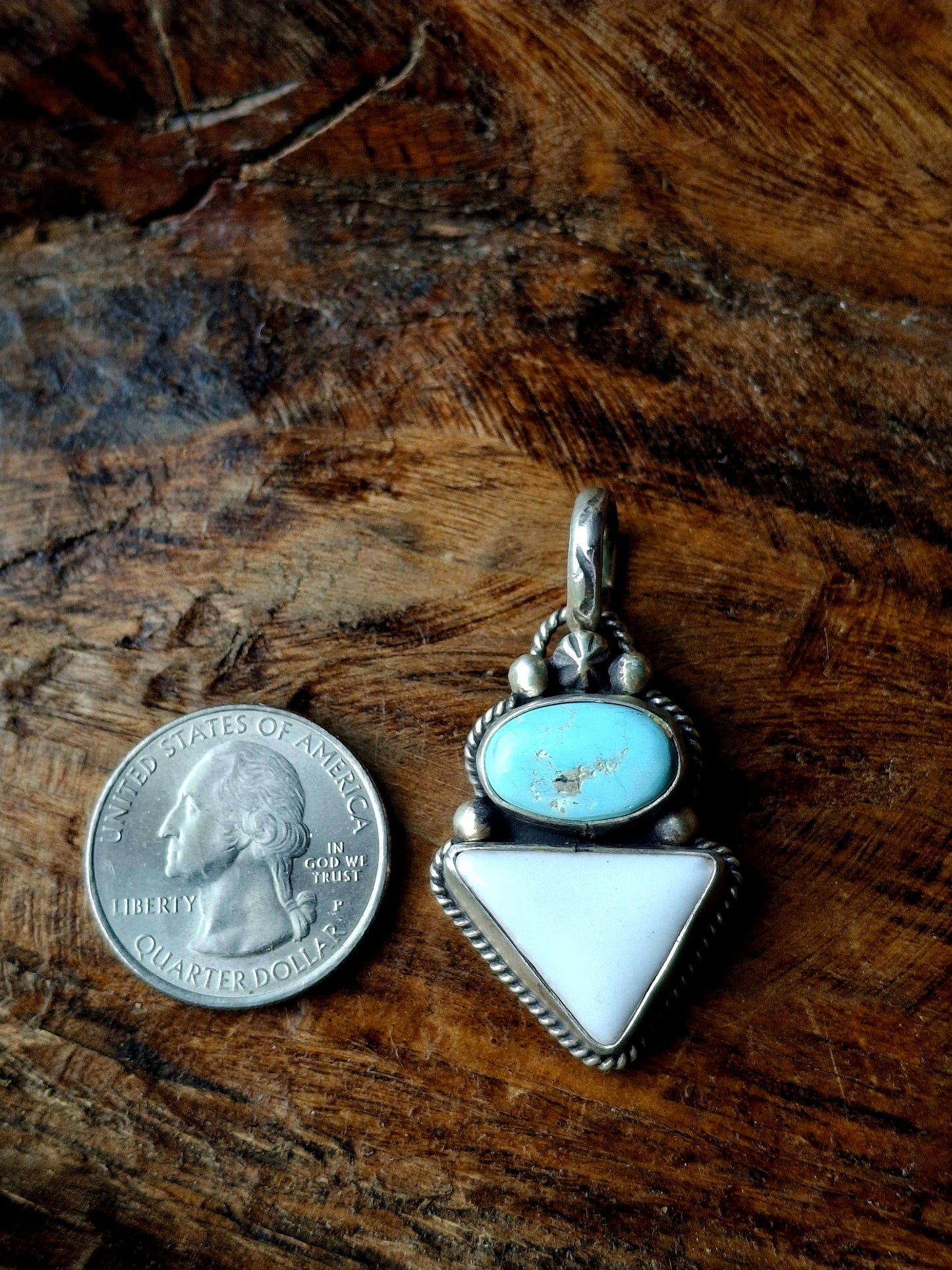 Carrico Lake & Tile Pendant
