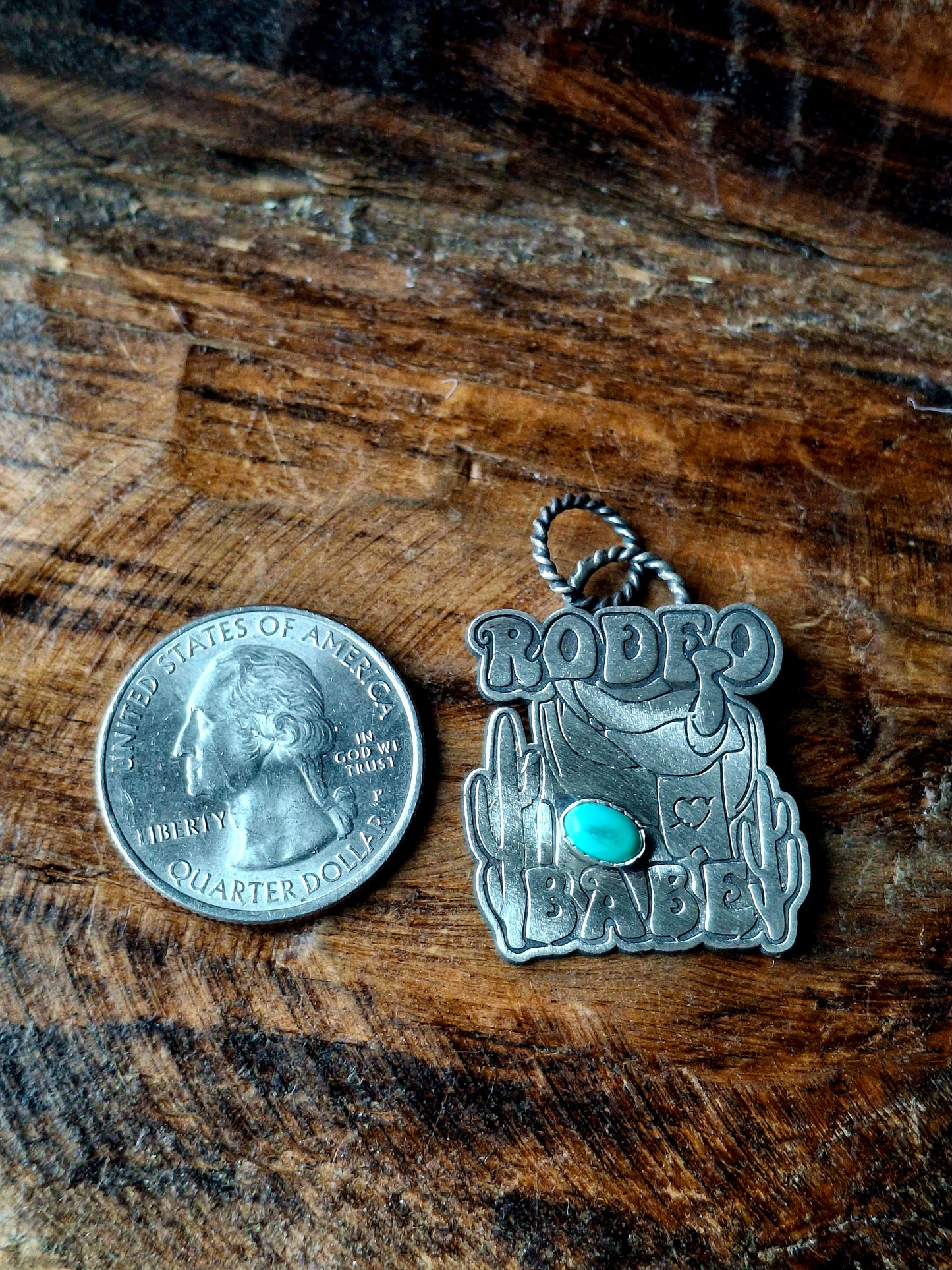 Kingman Rodeo Babe Pendant
