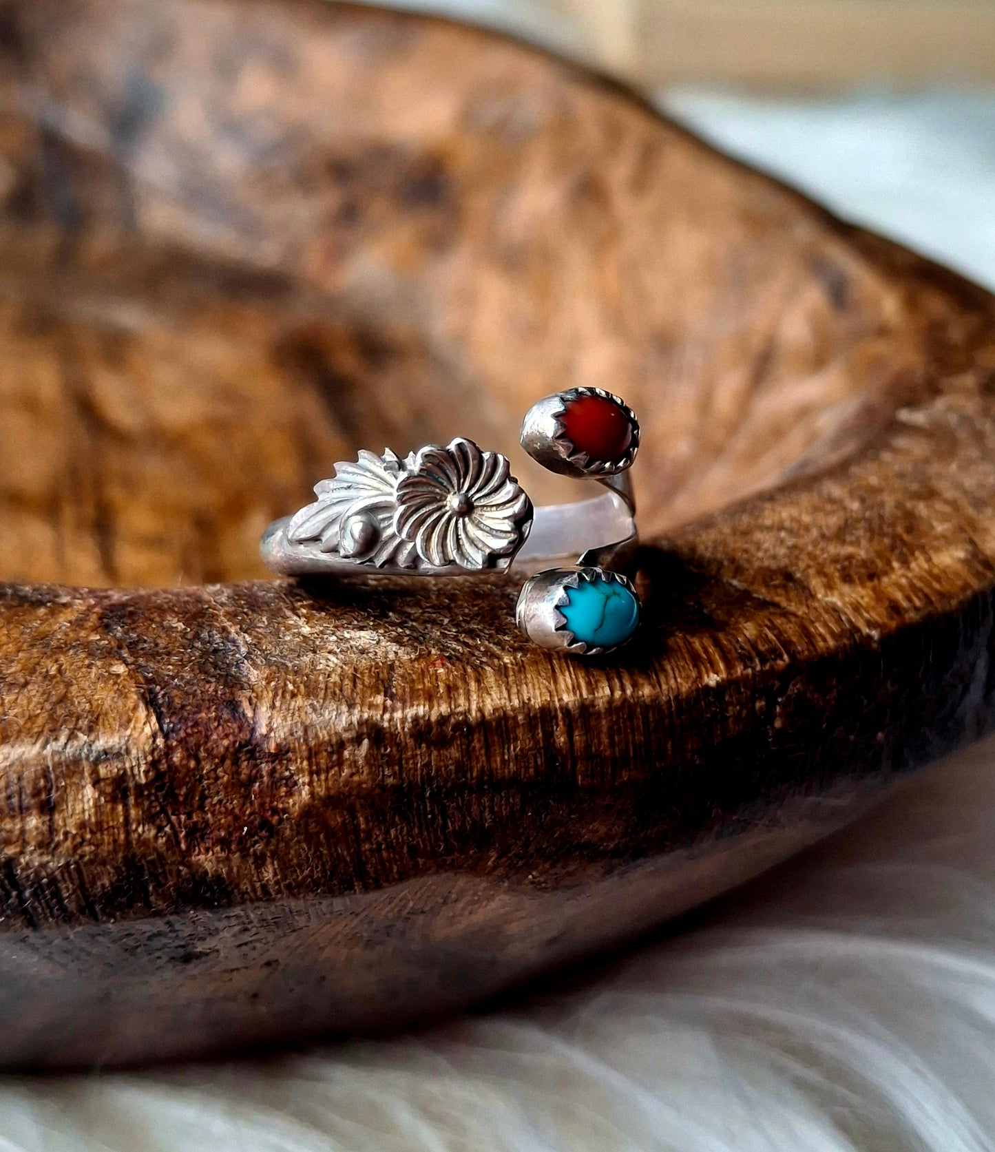 Kingman/Coral Ring