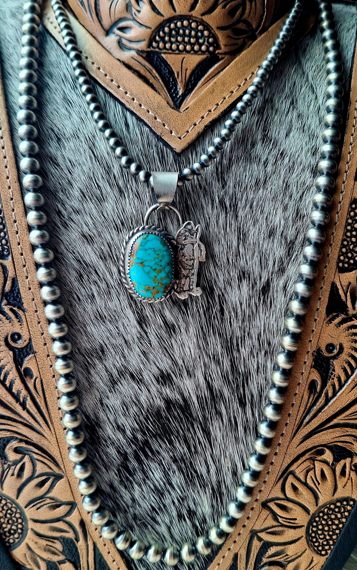 Cowboy Frog Pendant