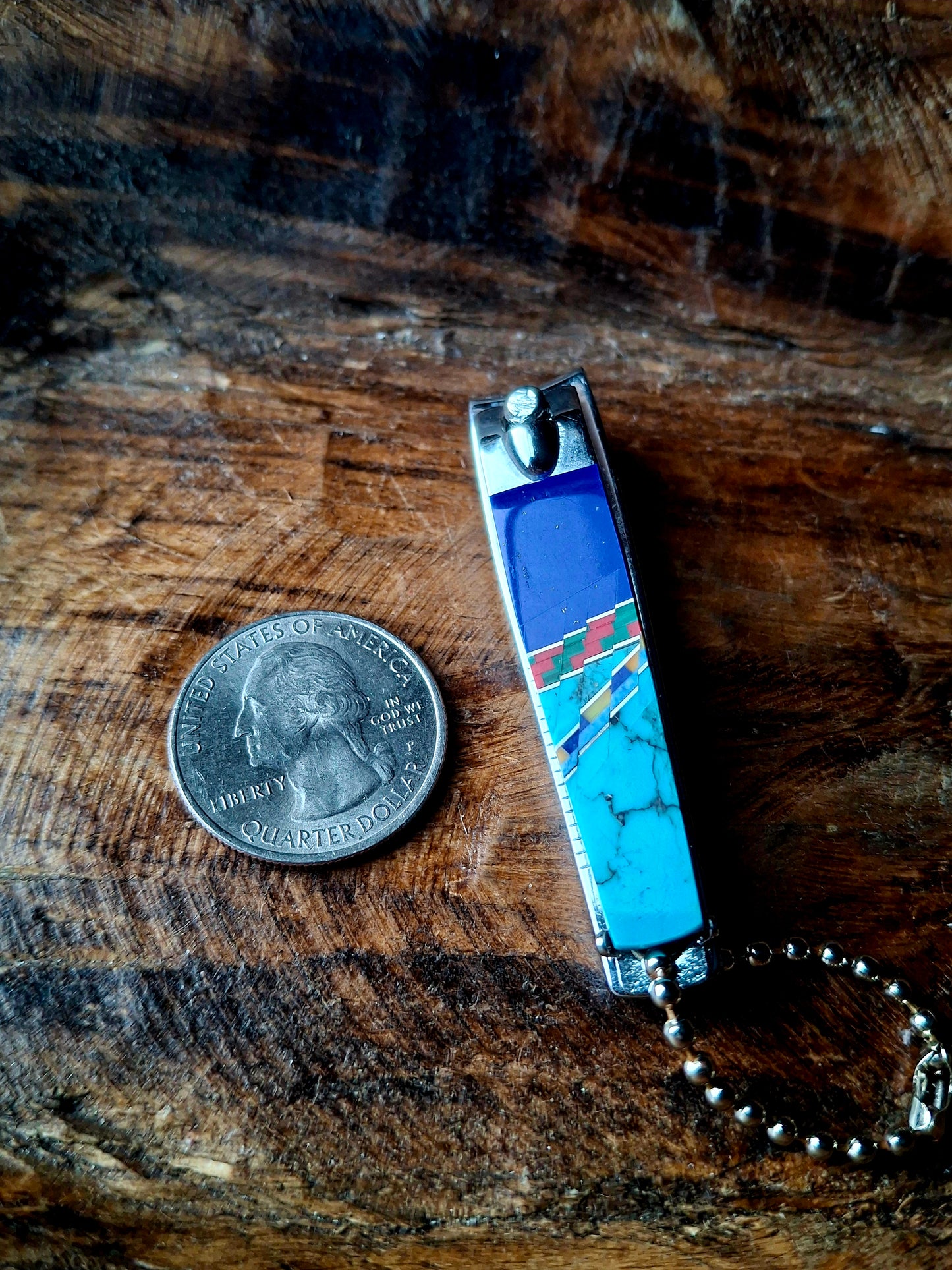 Multi-Stone Inlay Nail Clippers