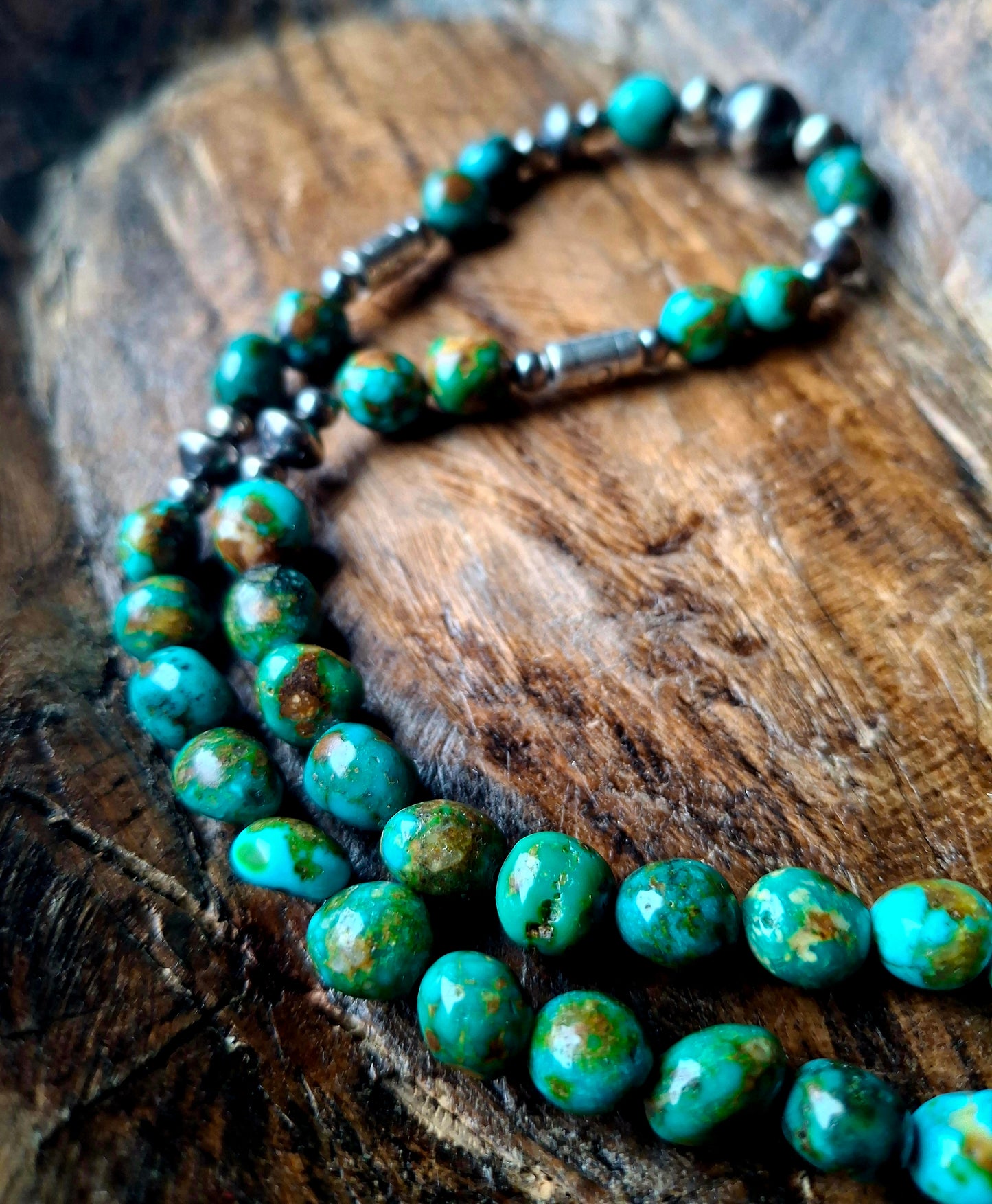 Sonoran Gold Barrel Bead Necklace