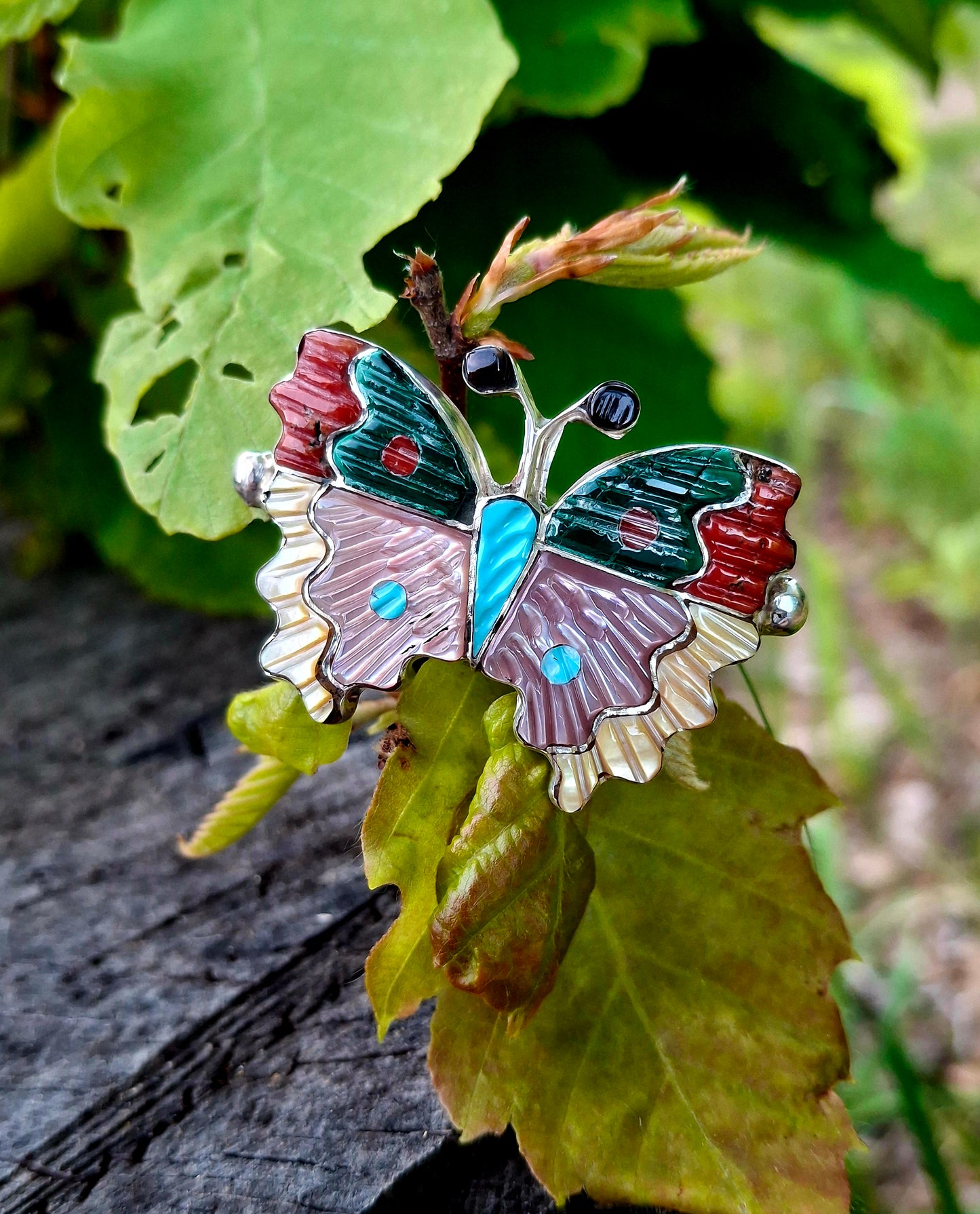 Multi-Stone Butterfly Ring