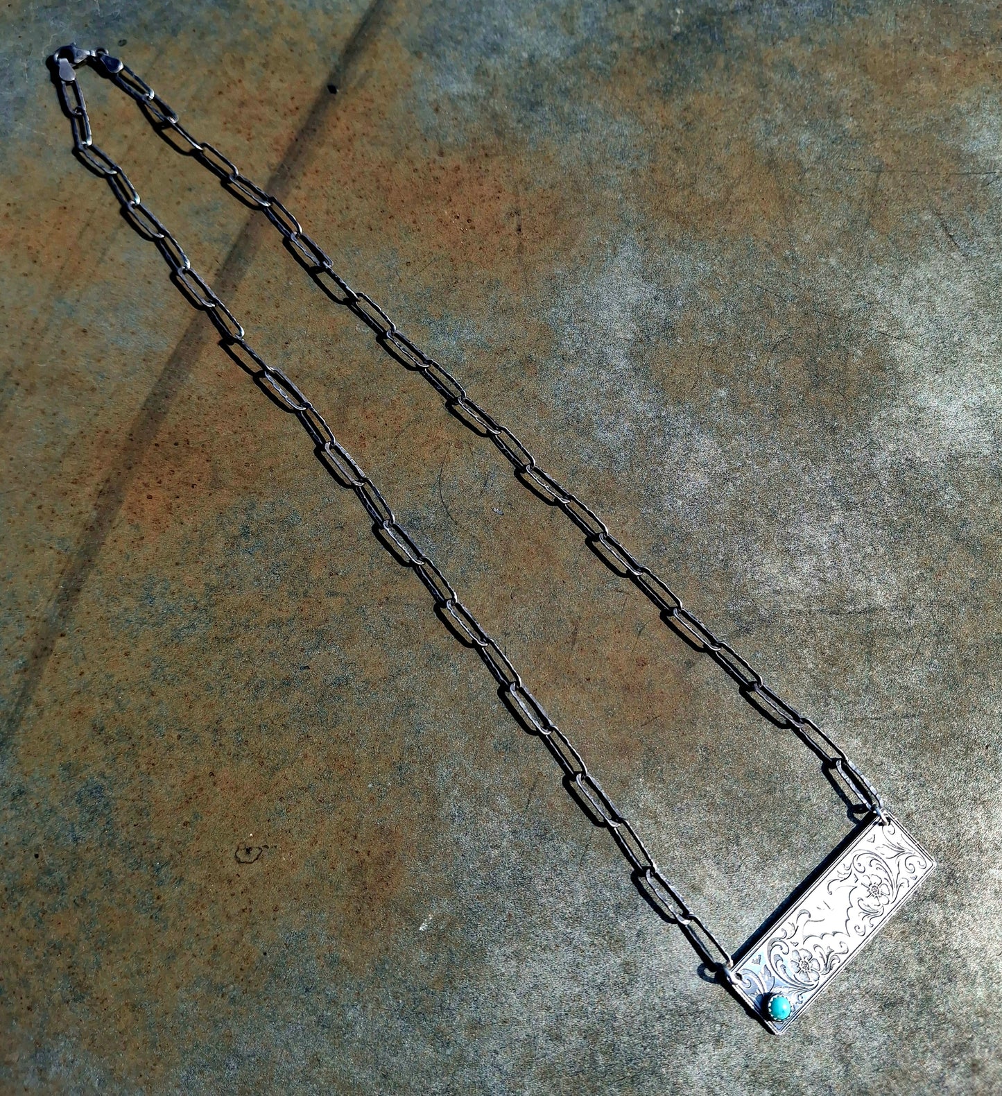 Kingman Bat Bar Necklace - Halloween
