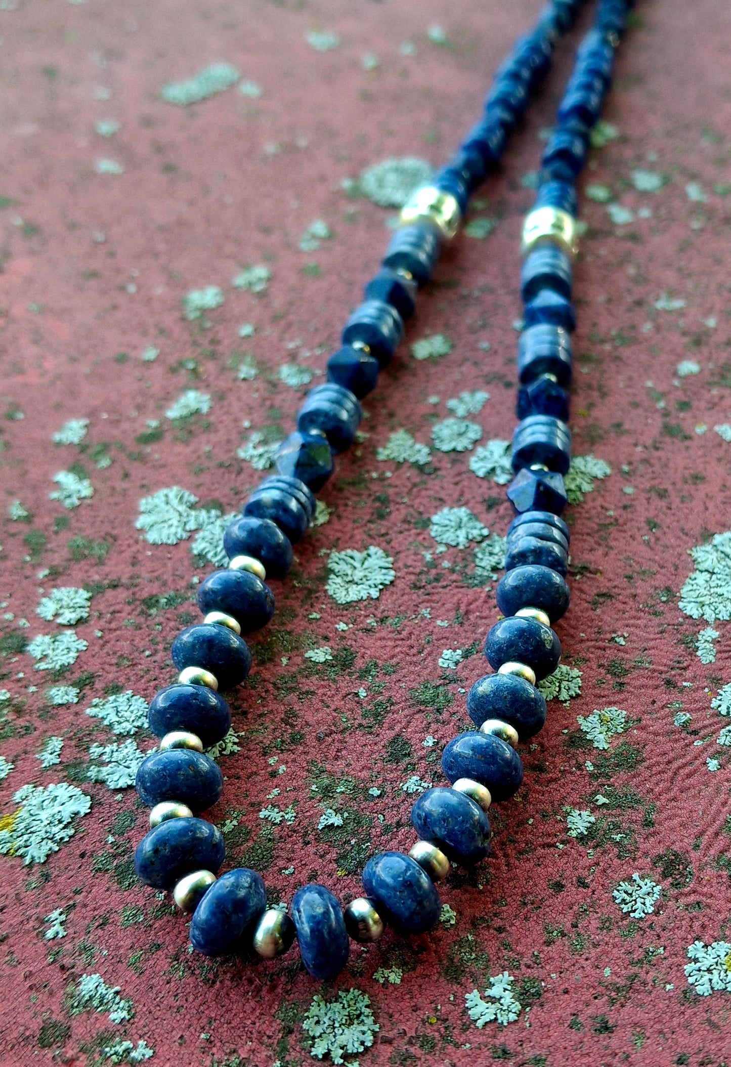 Lapis Bead Necklace