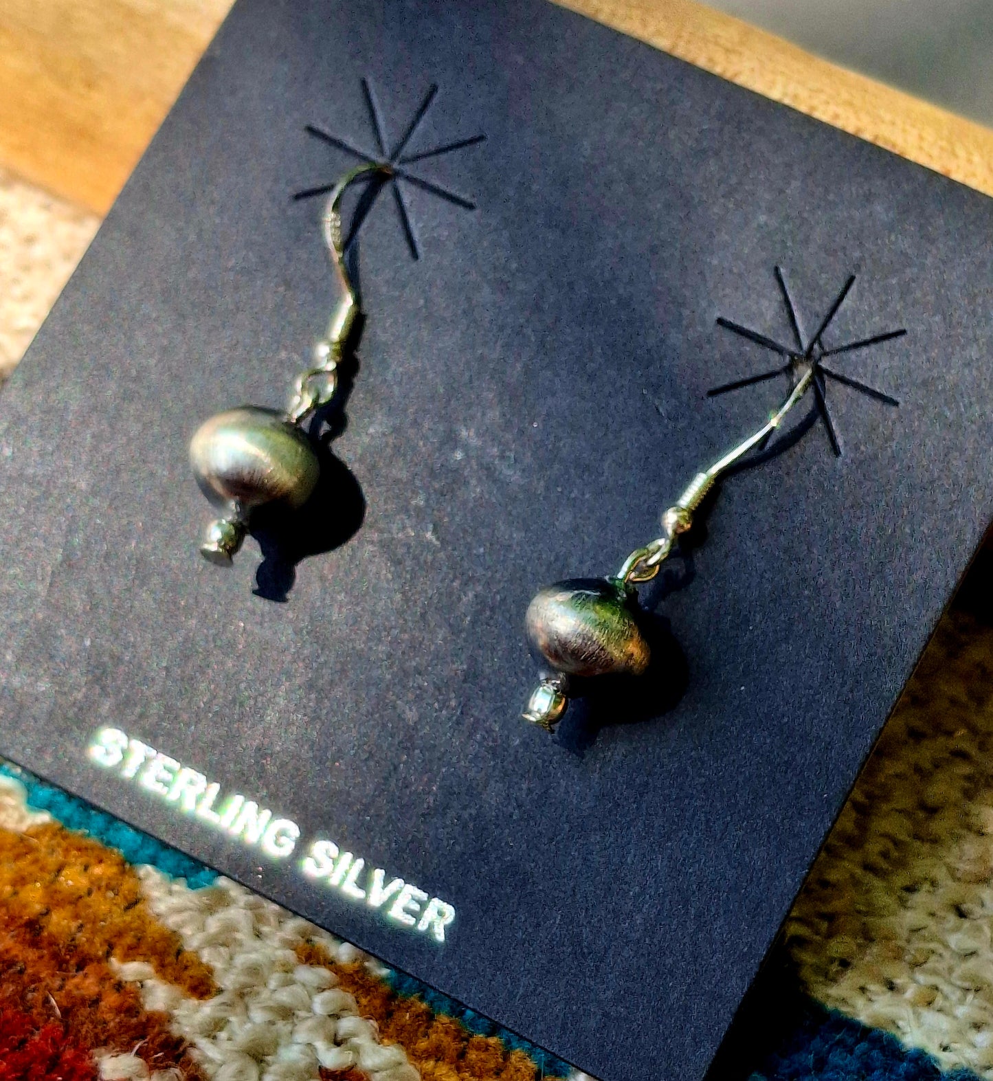 Handmade Navajo Pearl Earrings - E24