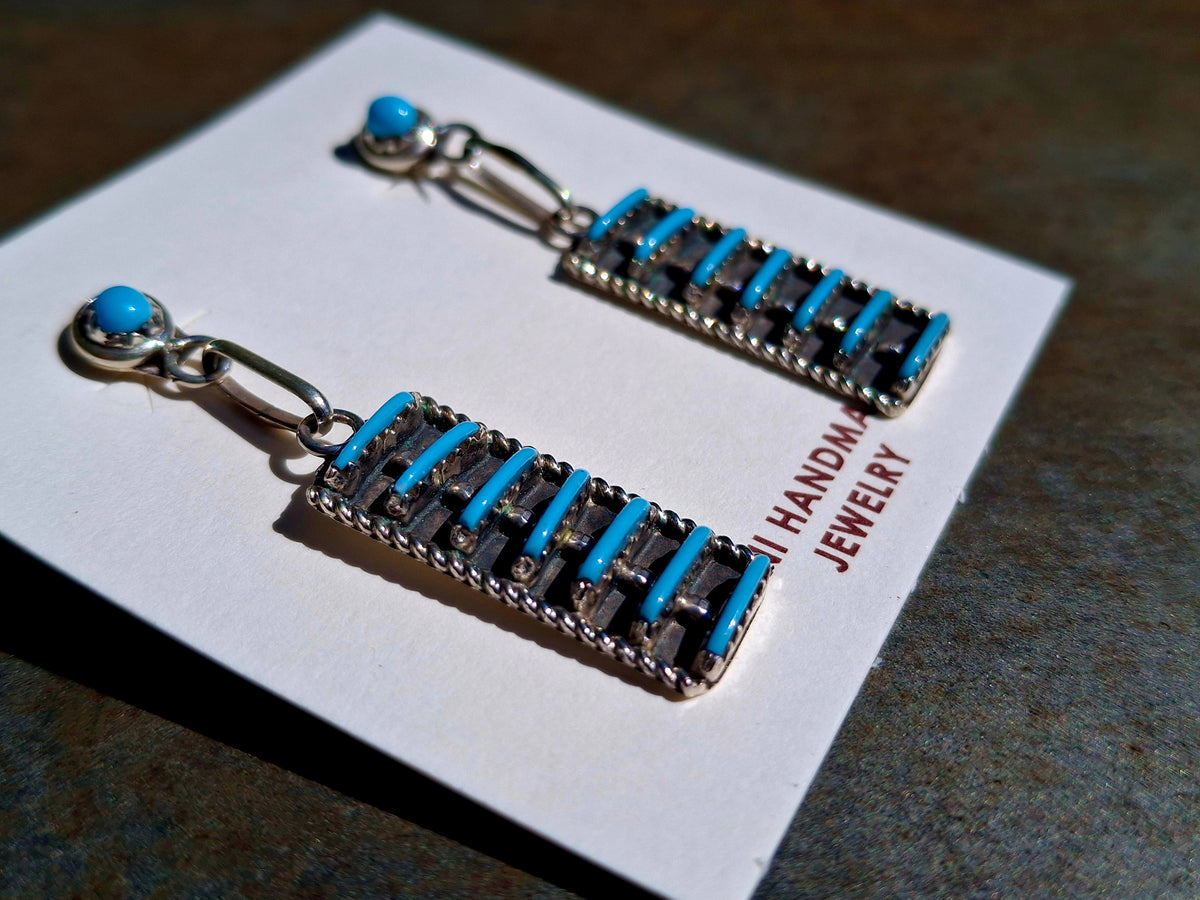Kingman Needlepoint Earrings - E29