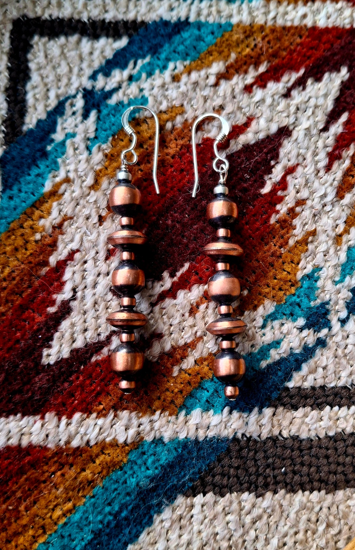 Copper Pearl Earrings