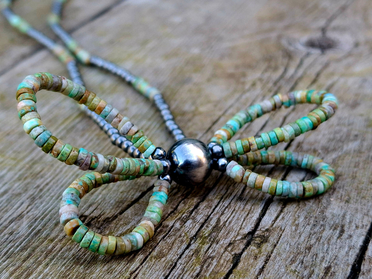 Royston Beaded Bow Necklace