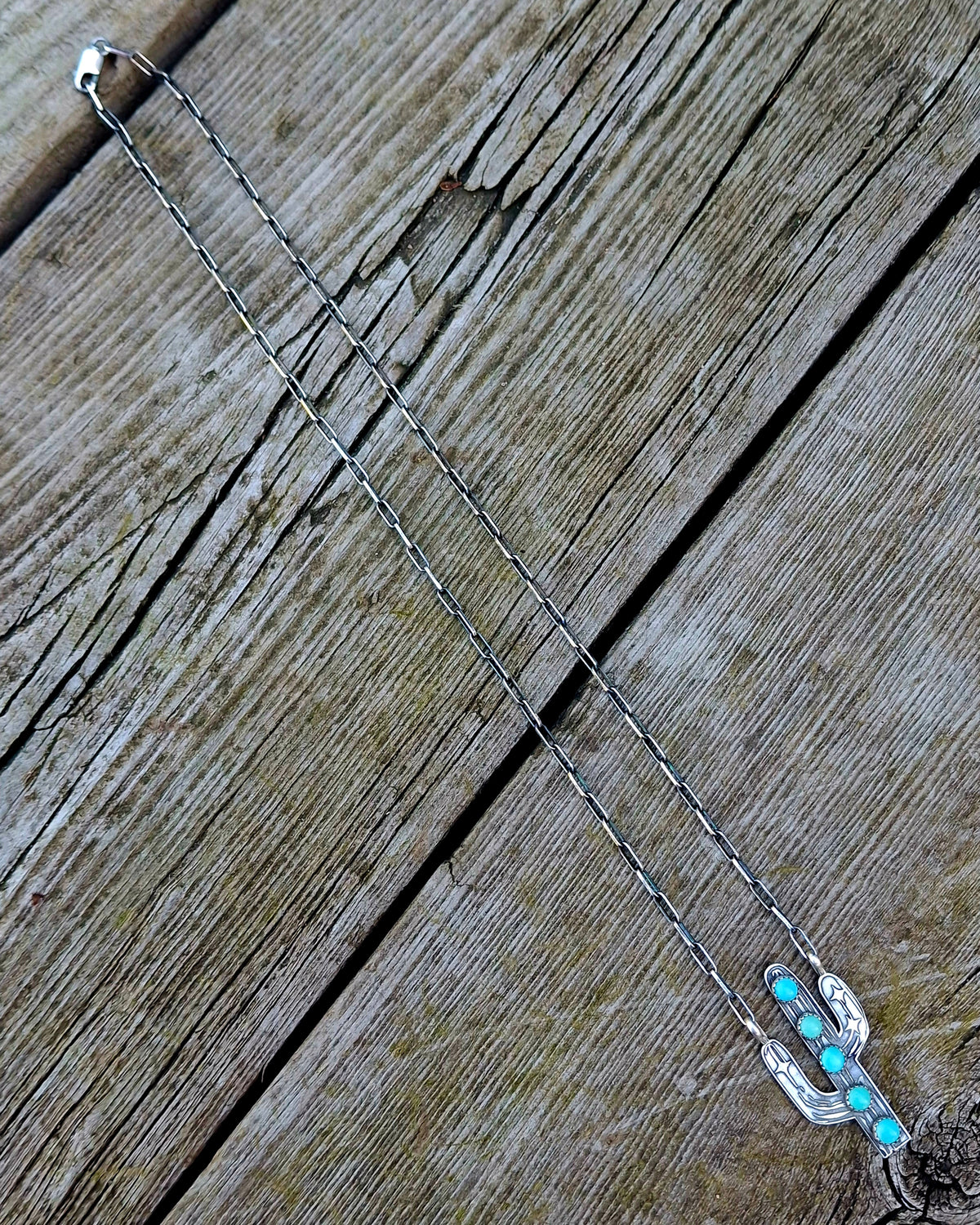 Kingman Cactus Necklace