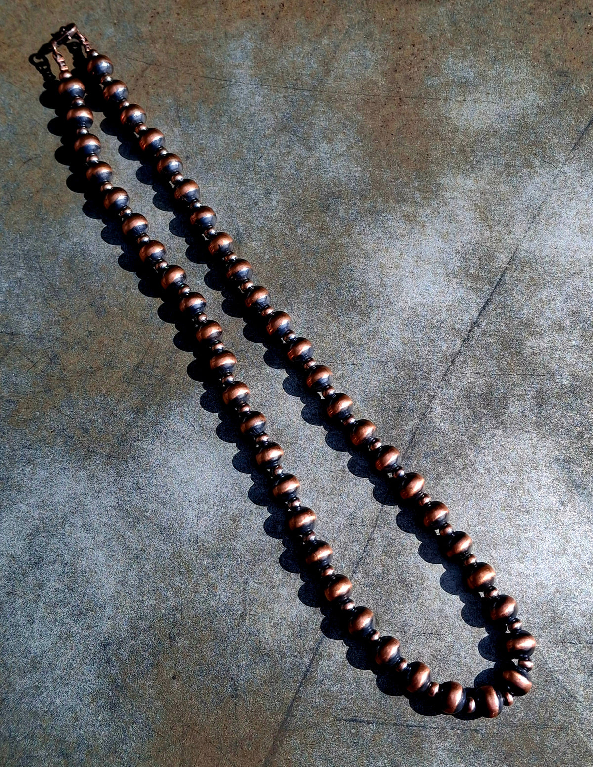 Copper Bead Necklace