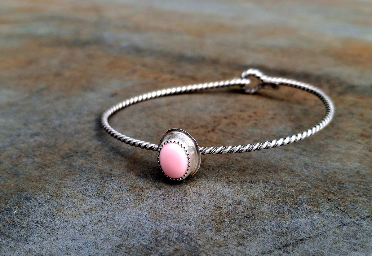 Pink Conch Bangle