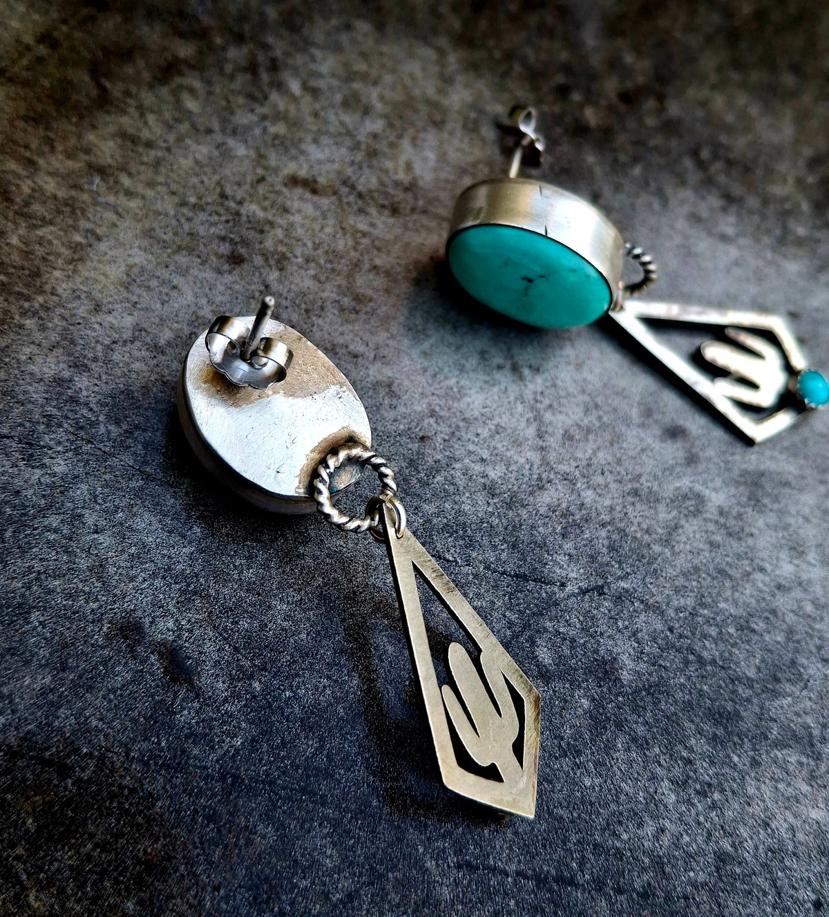 Mine 8 Cactus Dangle Earrings