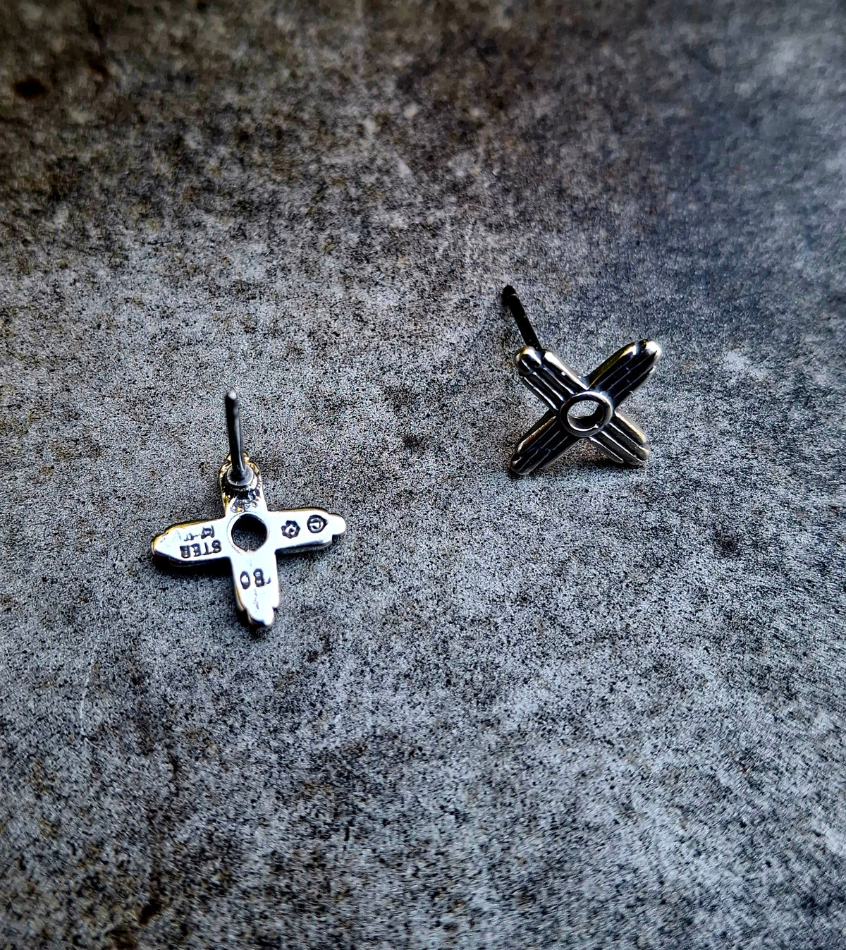 Sterling Zia Studs