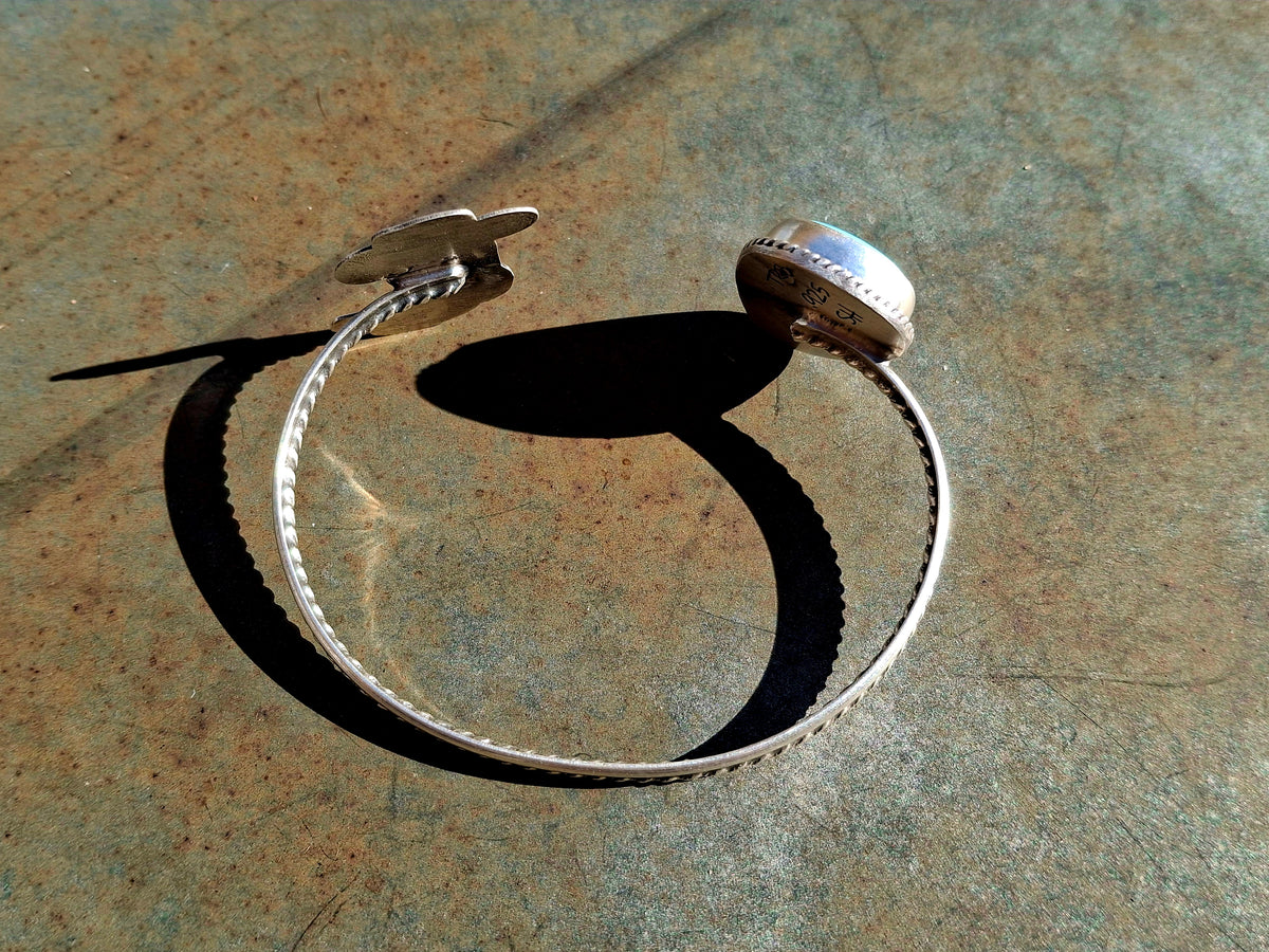 Armenian Turquoise/Boot Open Top Cuff
