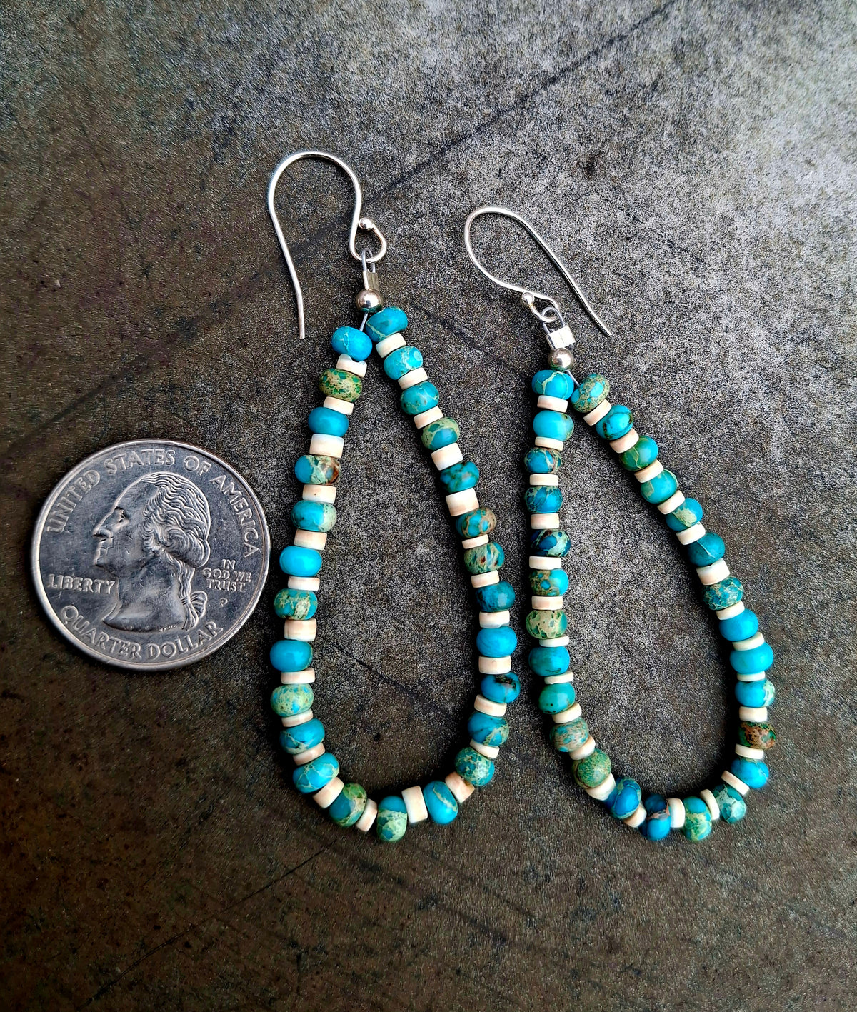 Kingman/Shell Earrings