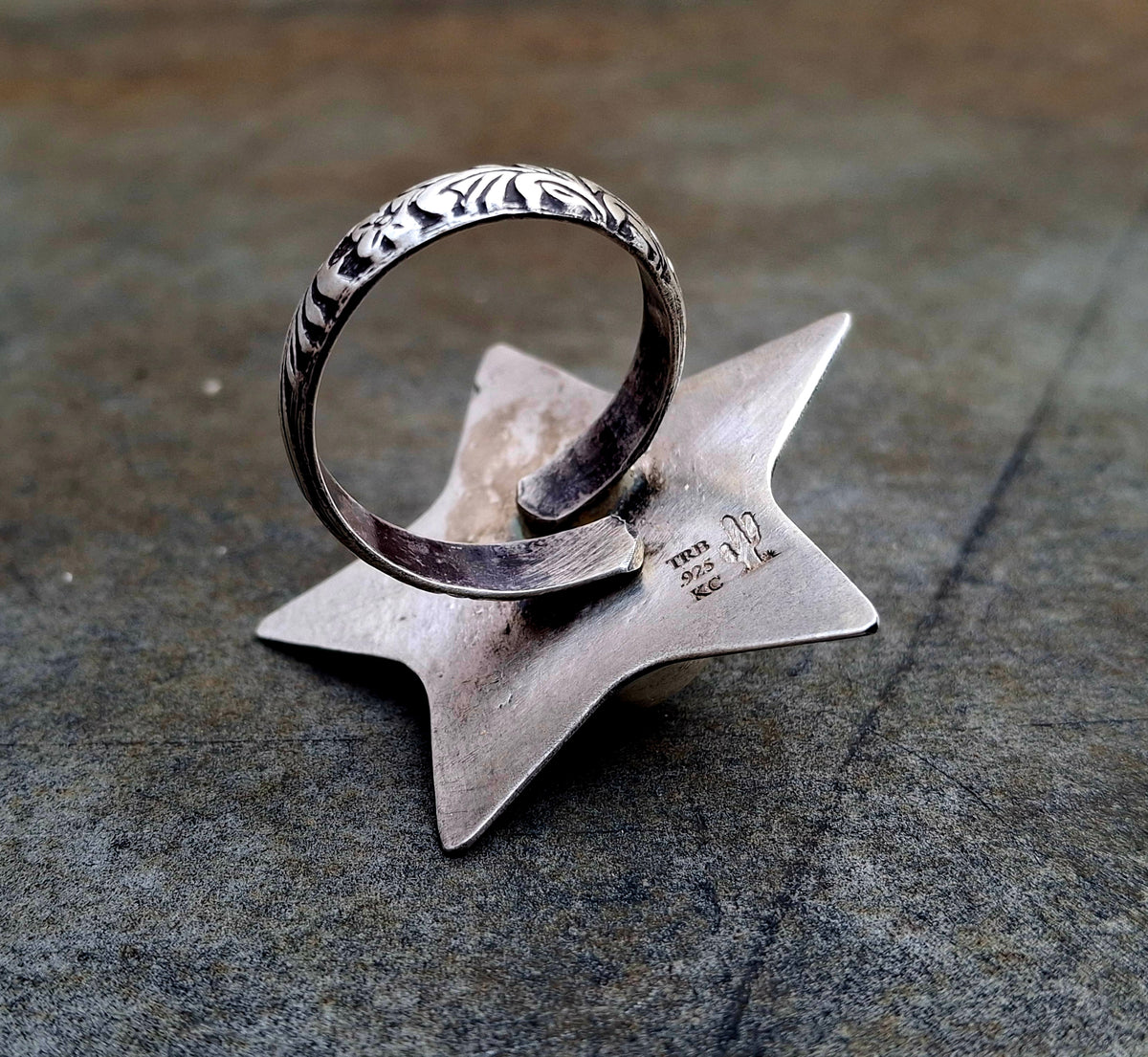 Golden Hills Adjustable Star Ring