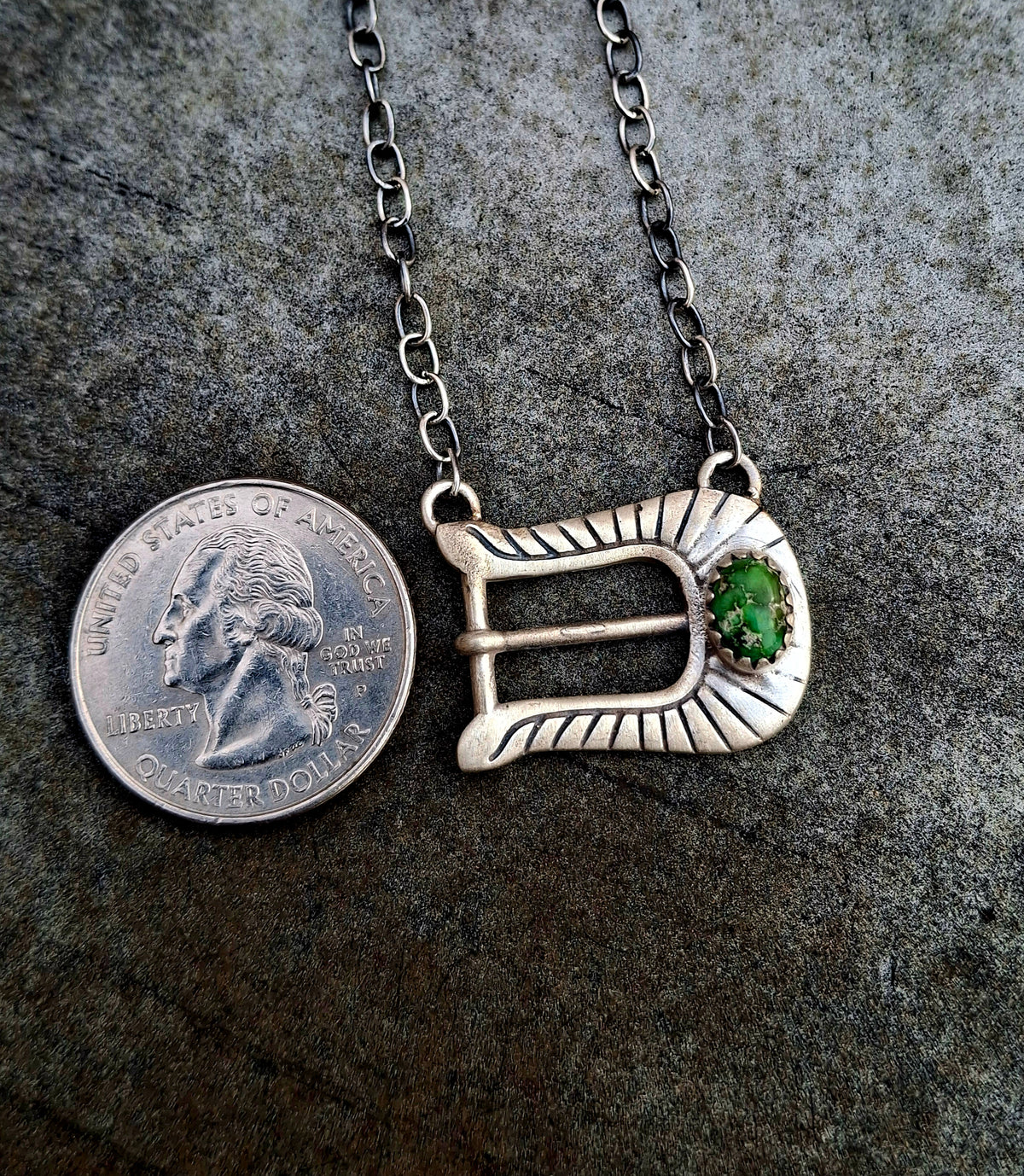 Sonoran Gold Buckle Necklace