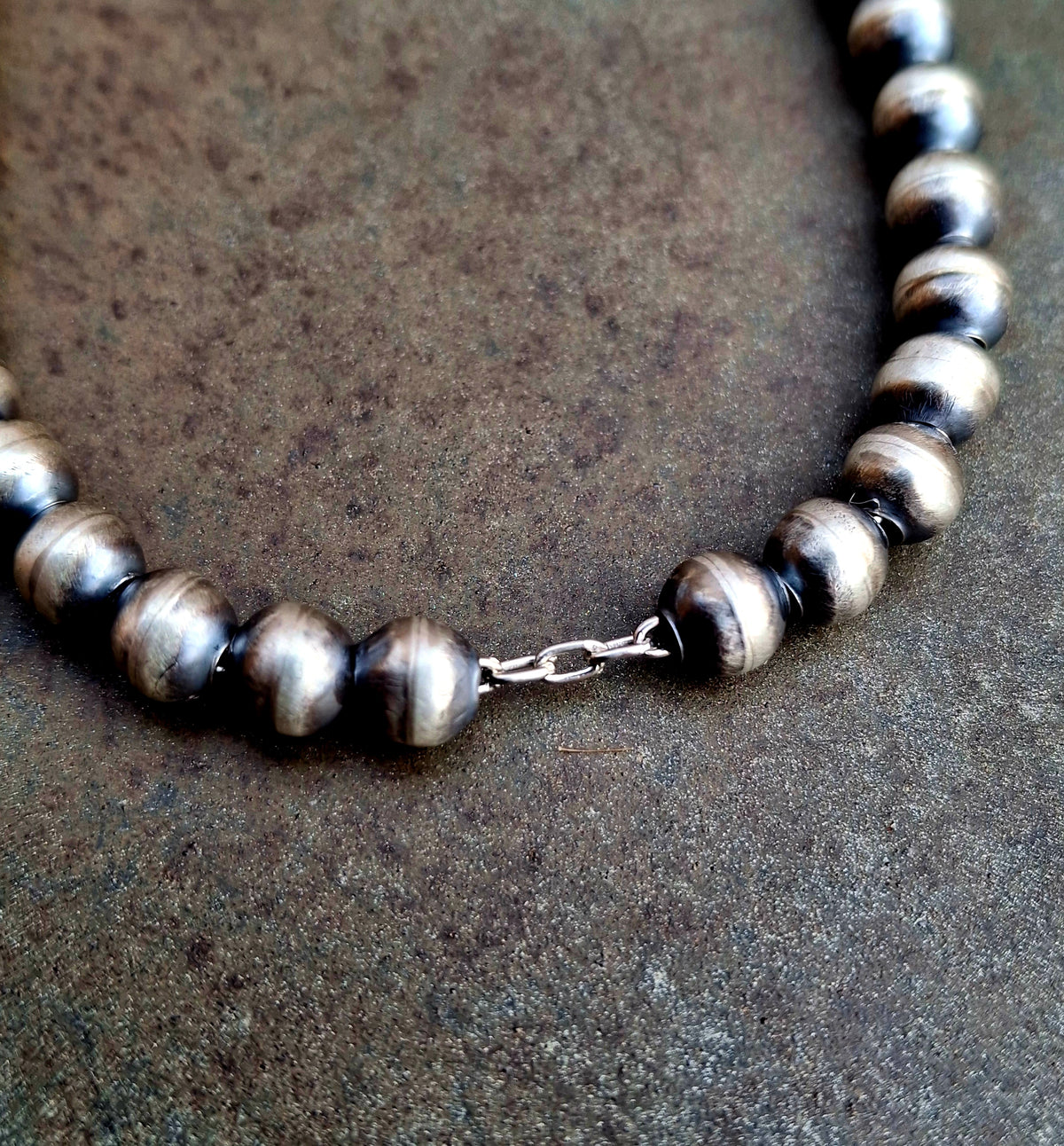 30" Handmade Navajo Pearl Necklace