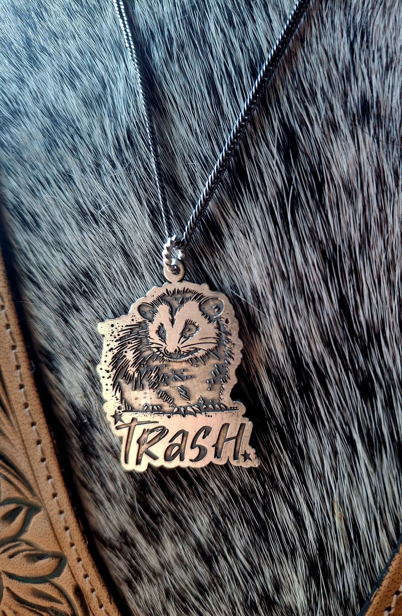 Opossum Trash Necklace