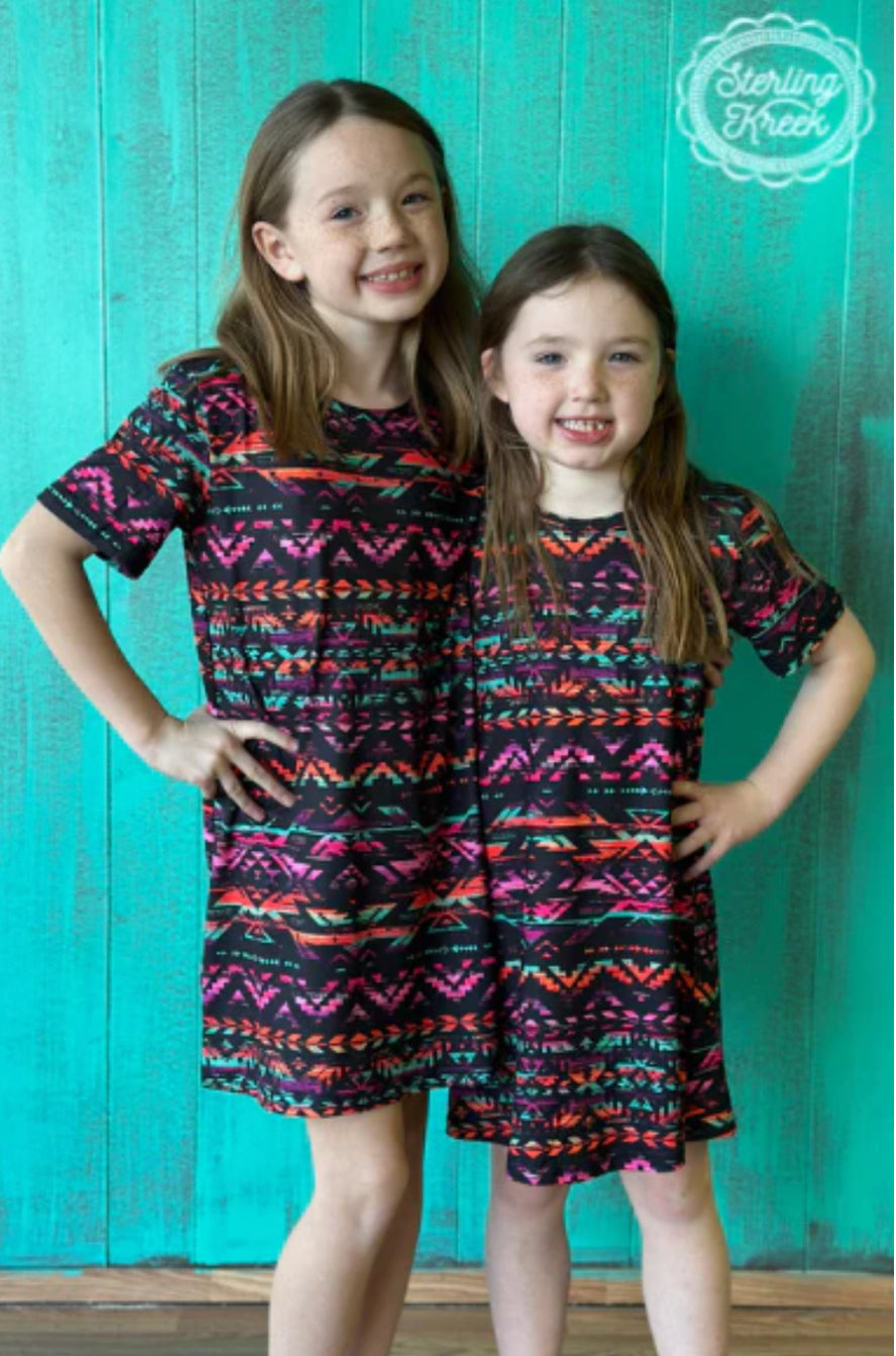 Off the Hinge Dress Kids