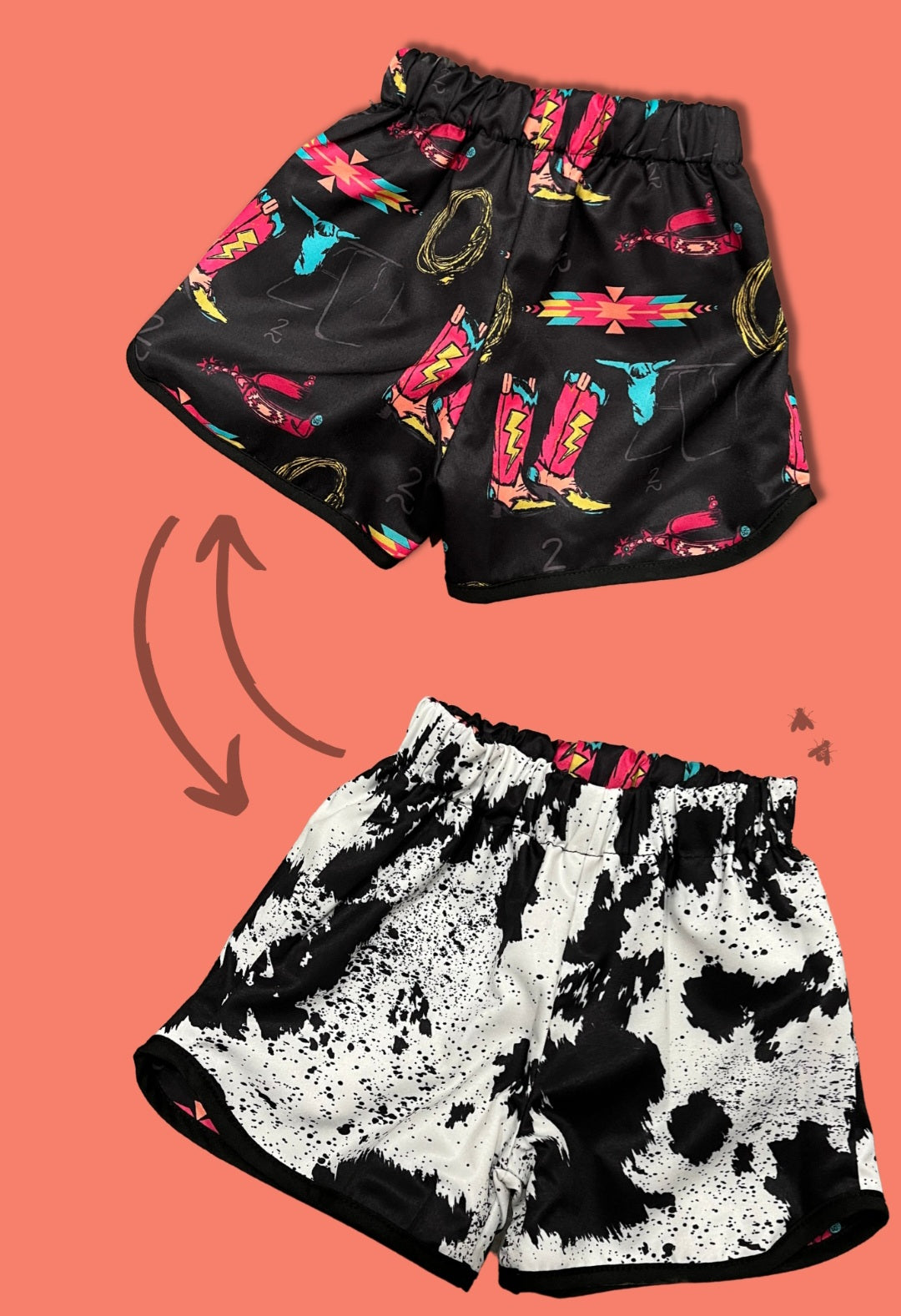 Rope the Neon Lights Kids Swim Trunks