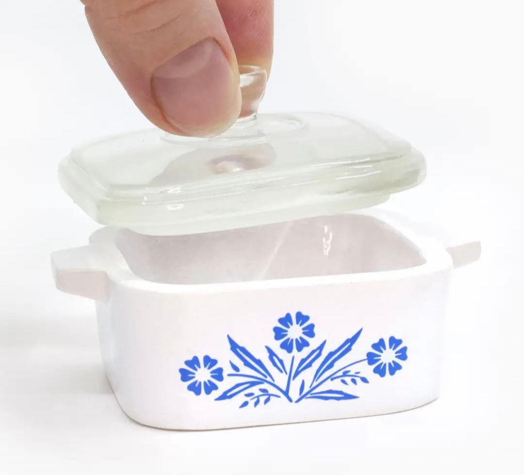Blue Cornflower Ceramic Trinket Dish