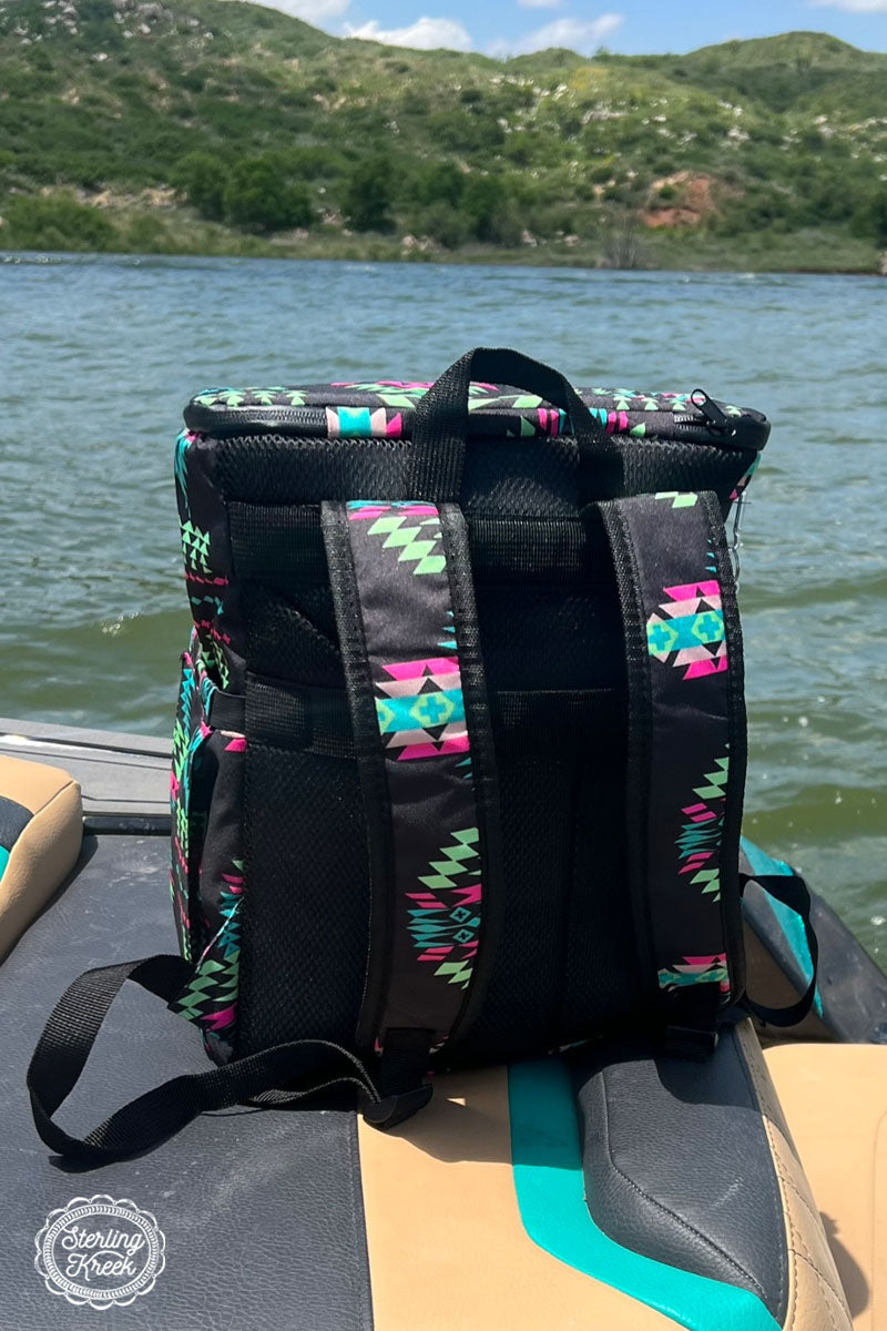Neon Lights Backpack Cooler