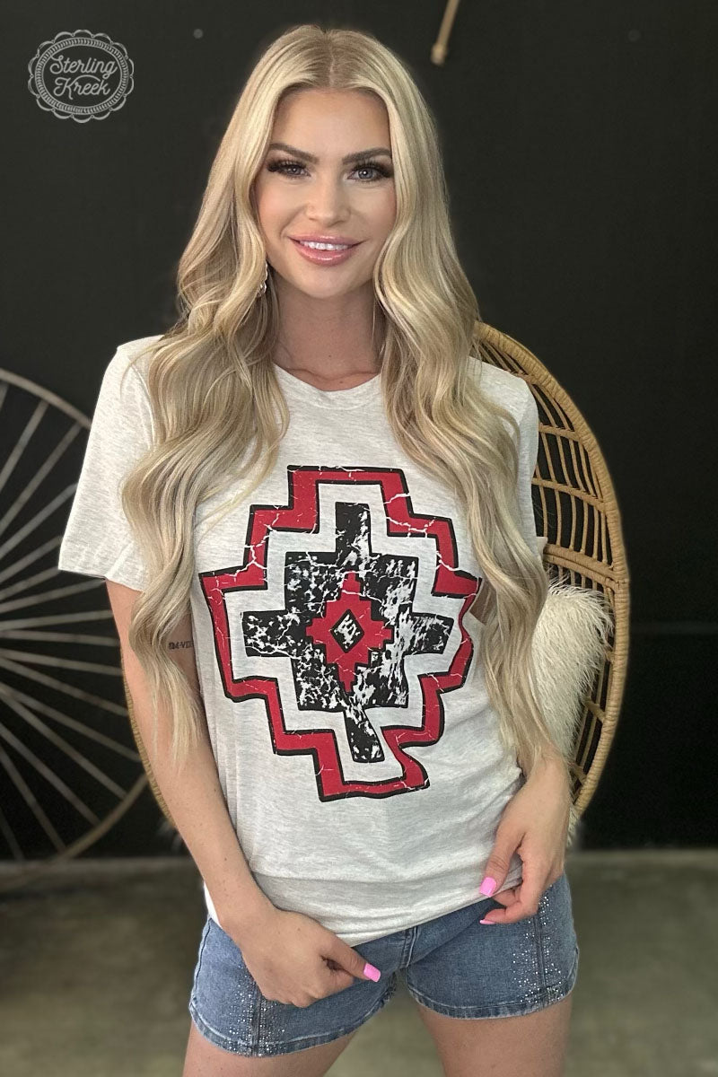 Rebel Red Aztec Tee