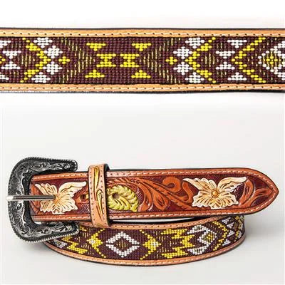 Aztec Beaded Belt #143