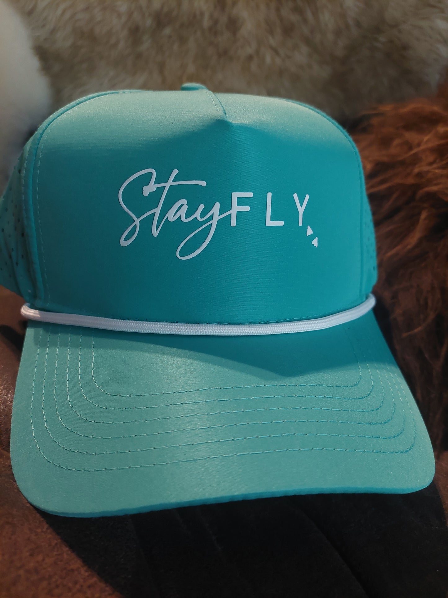 Stay Fly Cap - Turquoise