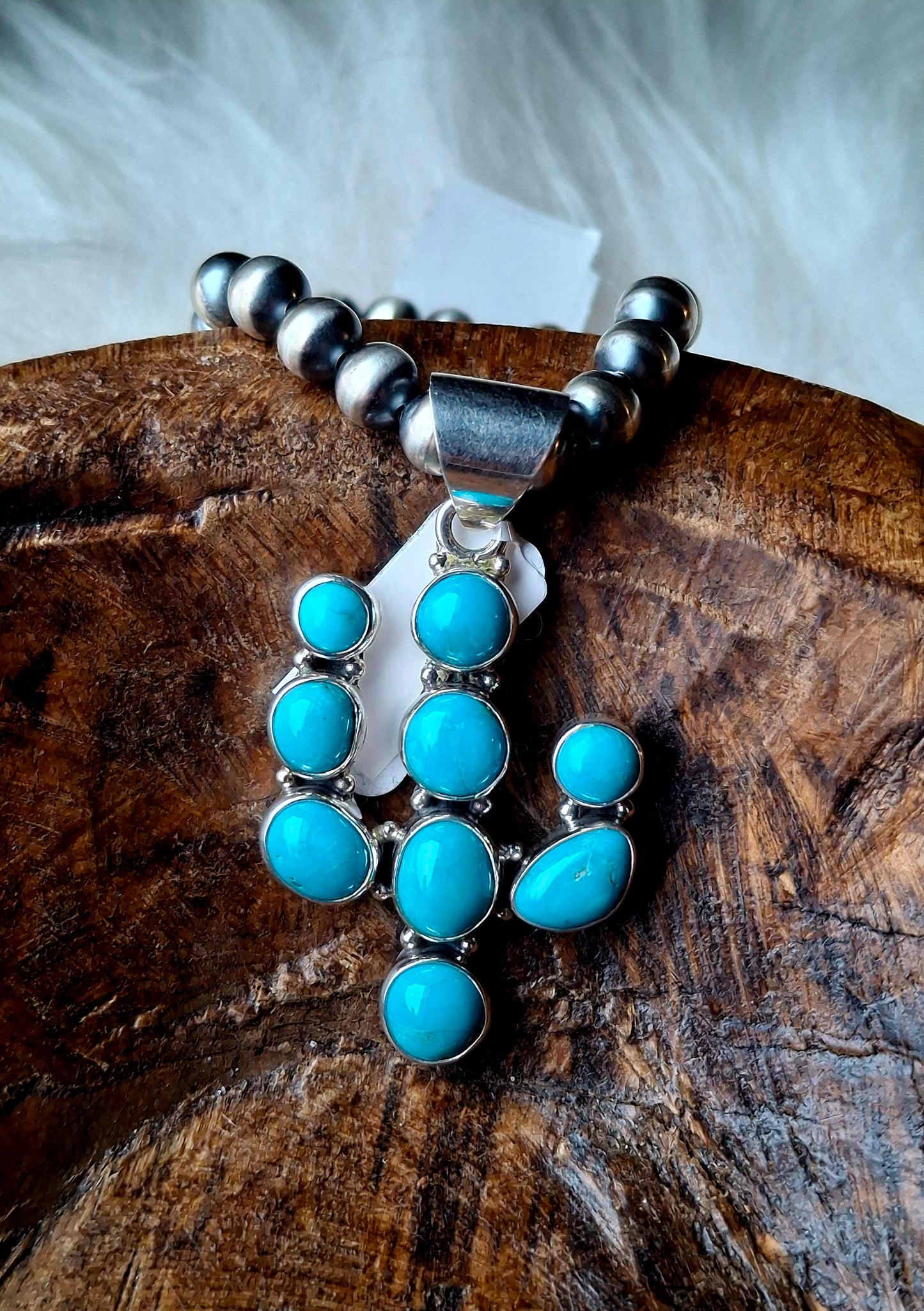 Kingman Cactus Pendant