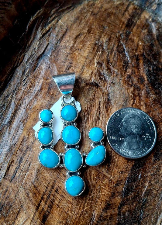 Kingman Cactus Pendant