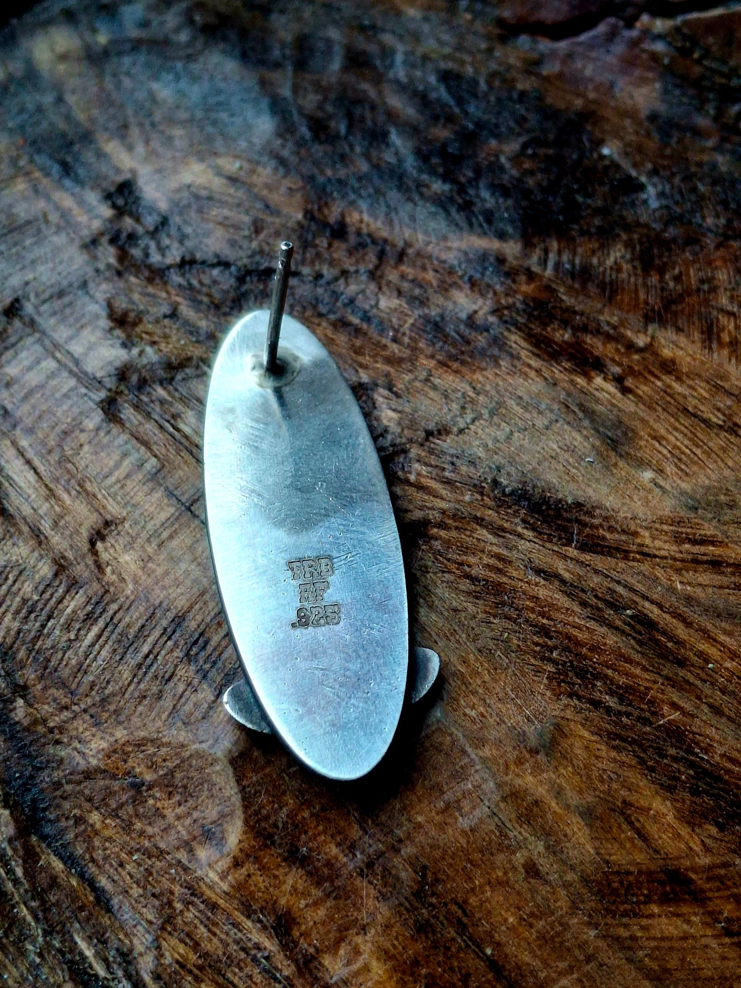 Sterling Silver UFO Studs