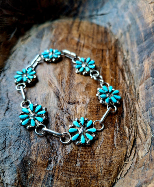 Dainty Zuni Cluster Bracelet
