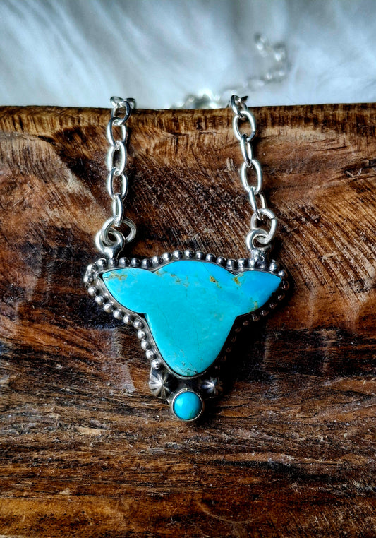 Kingman Cow Necklace