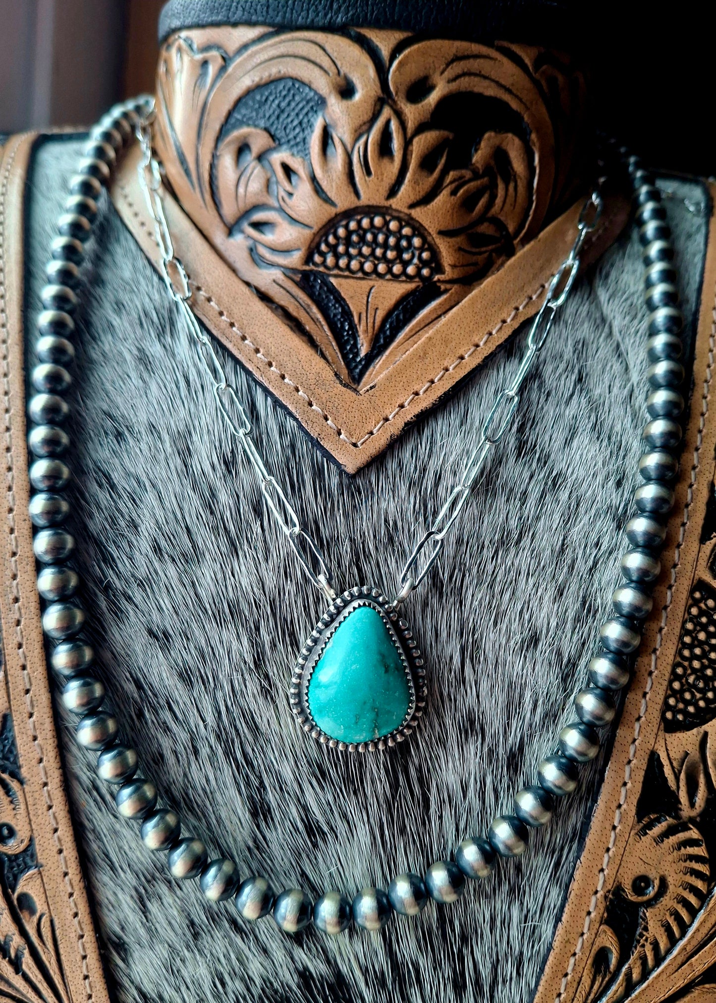 Fox Turquoise Necklace