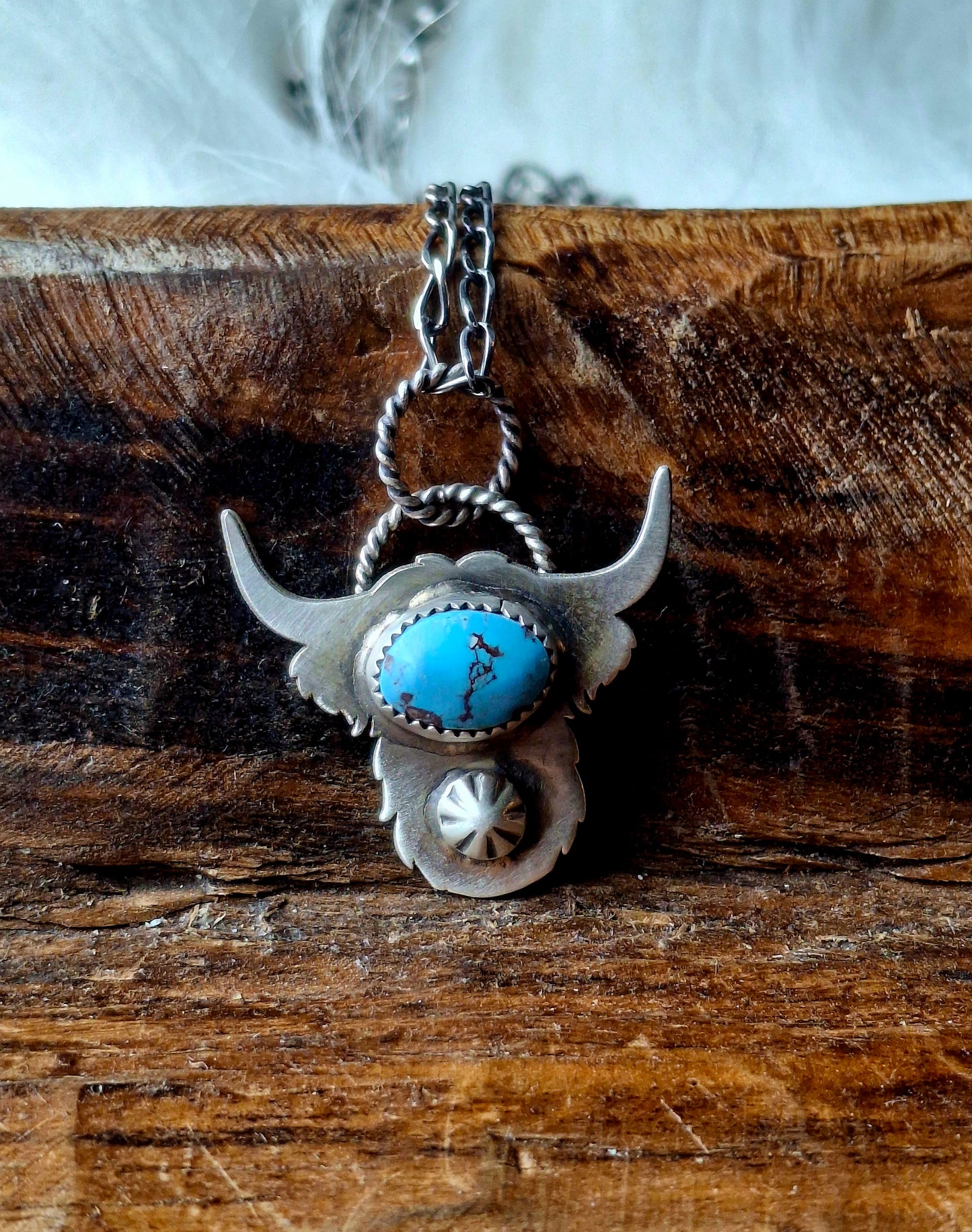 Golden Hills Highland Cow Necklace