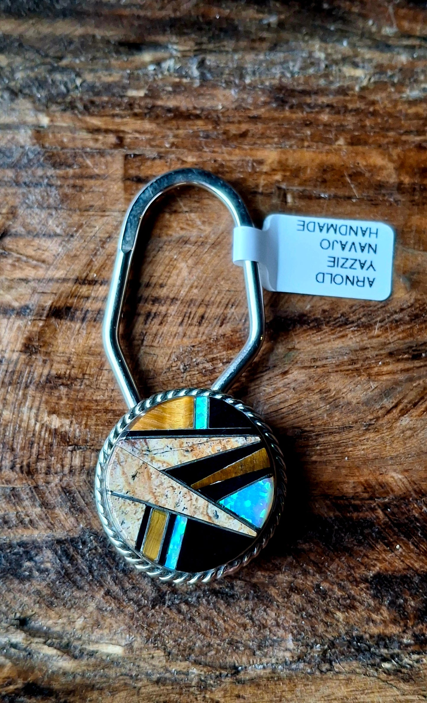 Multi-Stone Key Ring