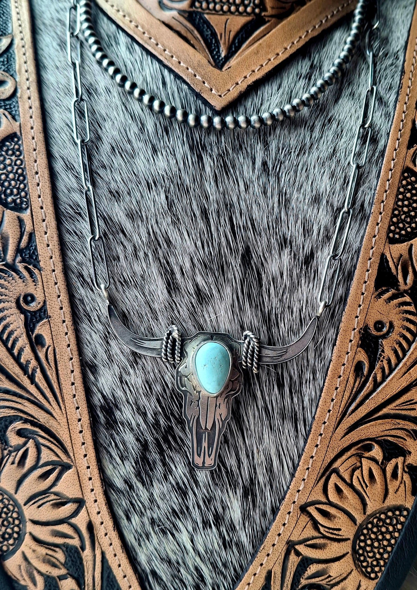 Carrico Lake Longhorn Necklace