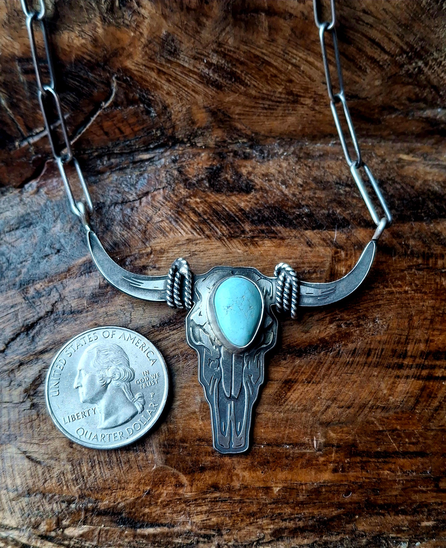 Carrico Lake Longhorn Necklace