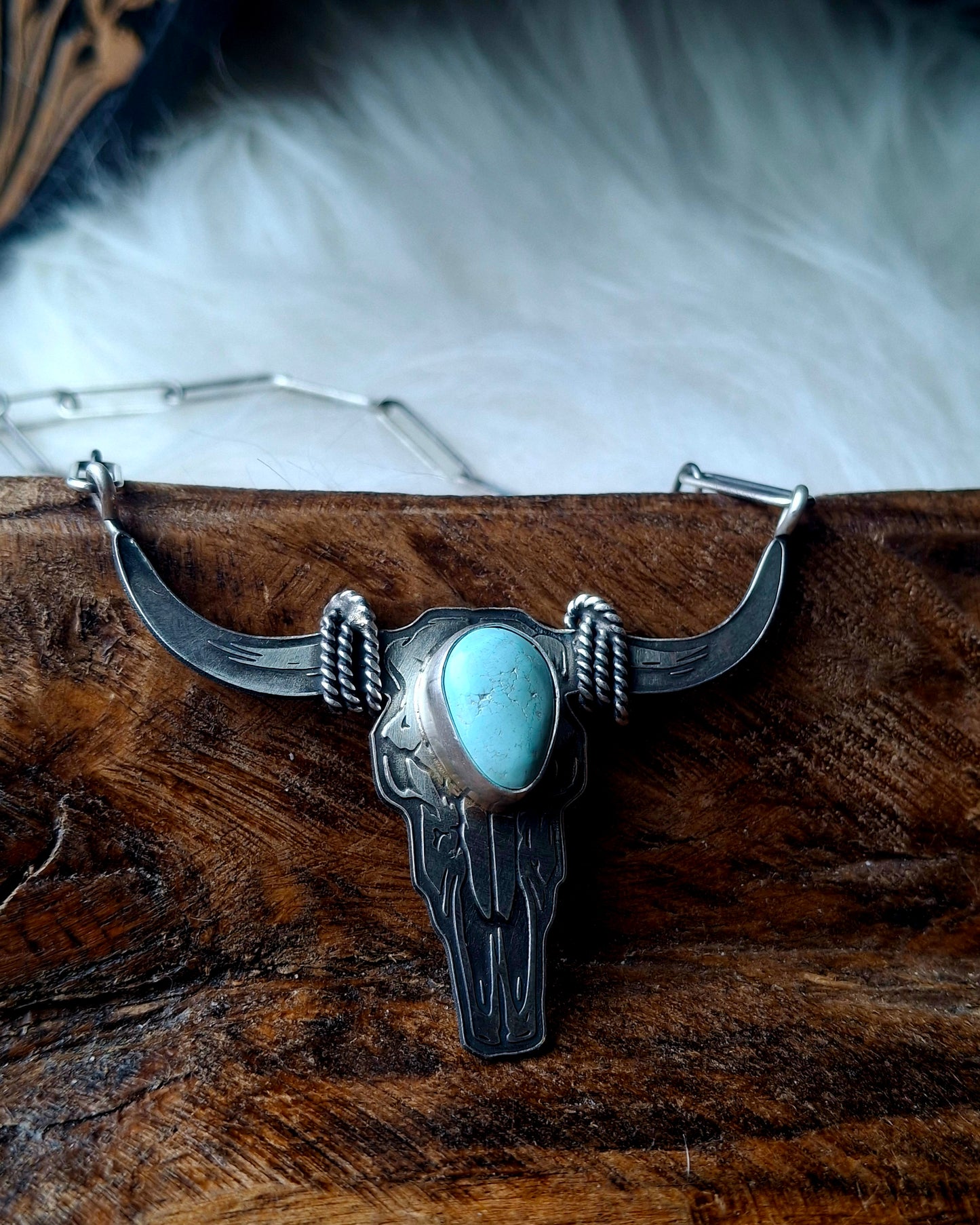 Carrico Lake Longhorn Necklace