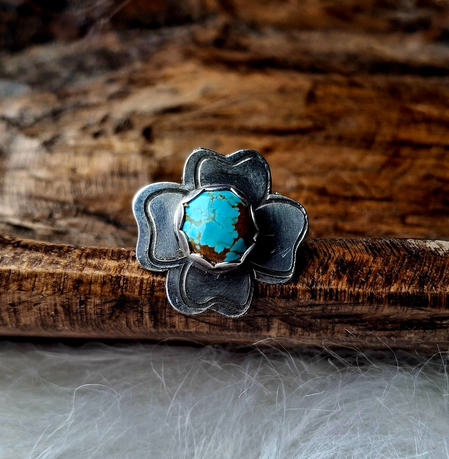 Pilot Mountain Adjustable Flower Ring