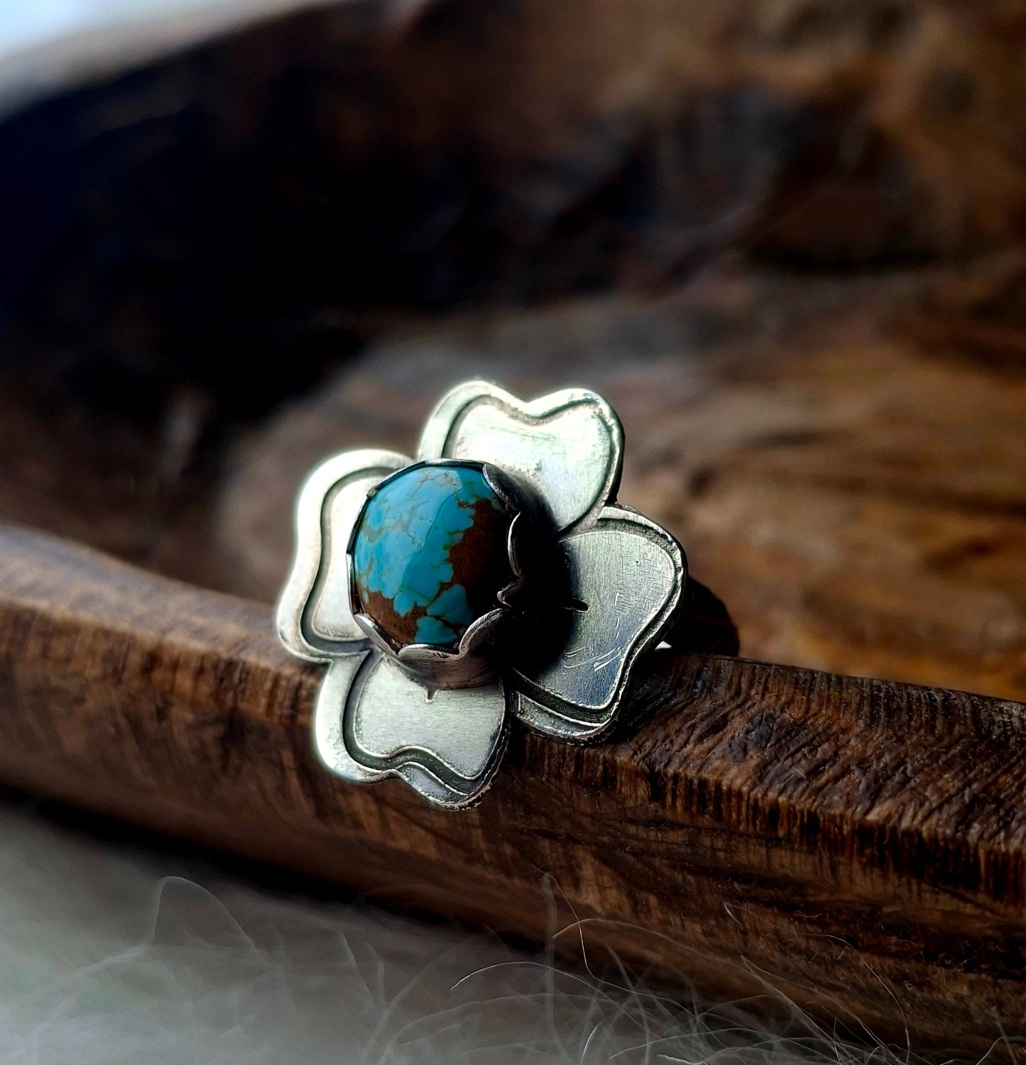 Pilot Mountain Adjustable Flower Ring