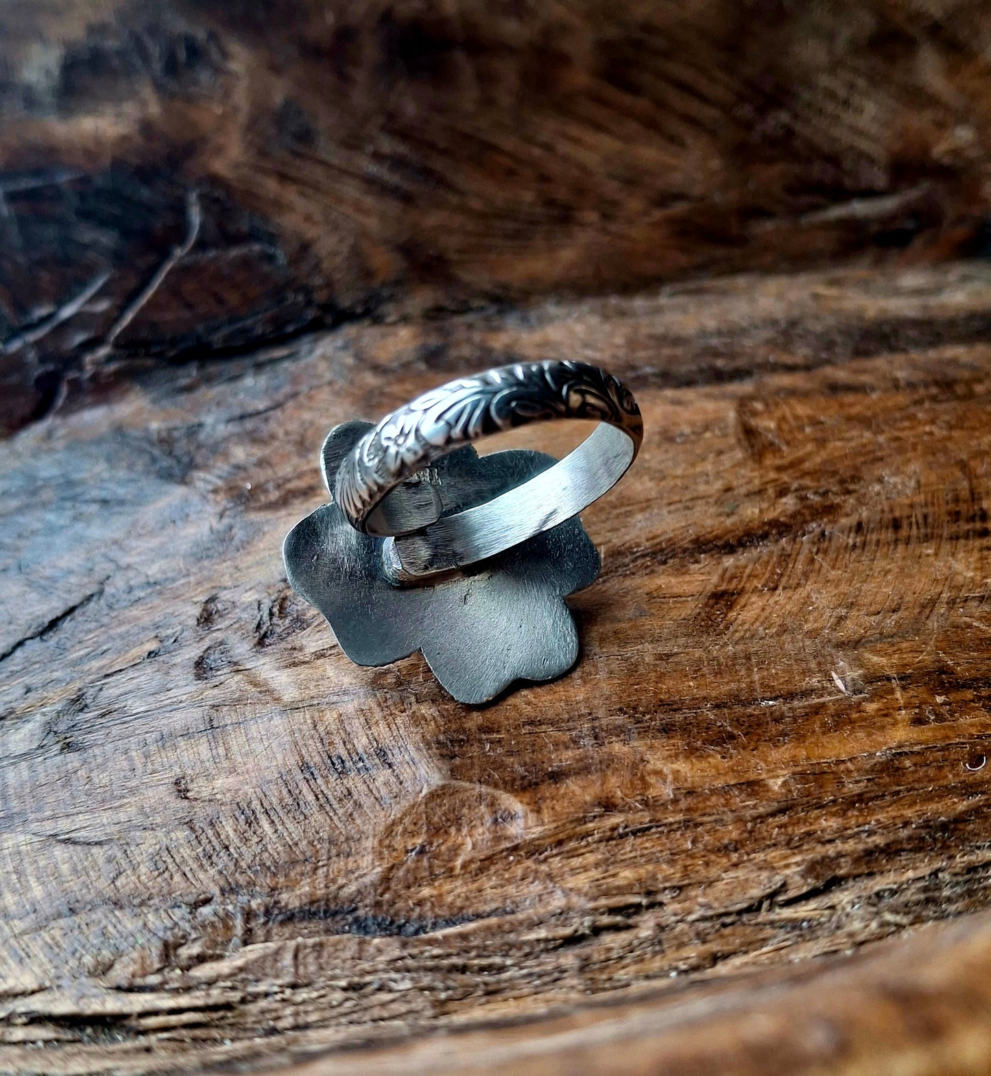 Pilot Mountain Adjustable Flower Ring