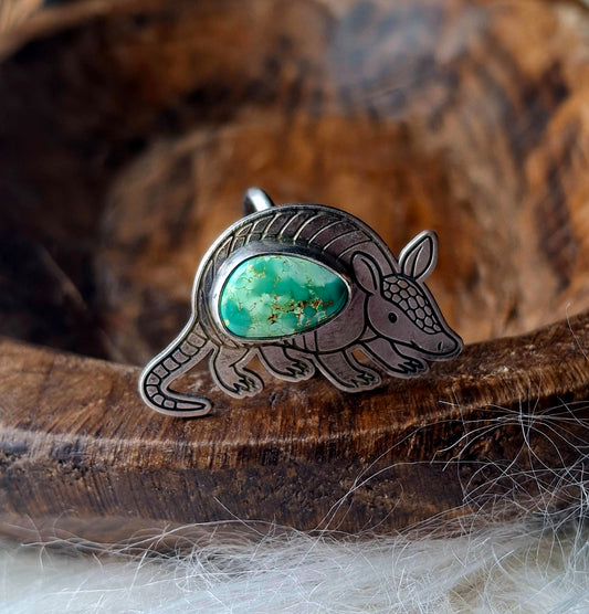 Carrico Lake Adjustable Armadillo Ring